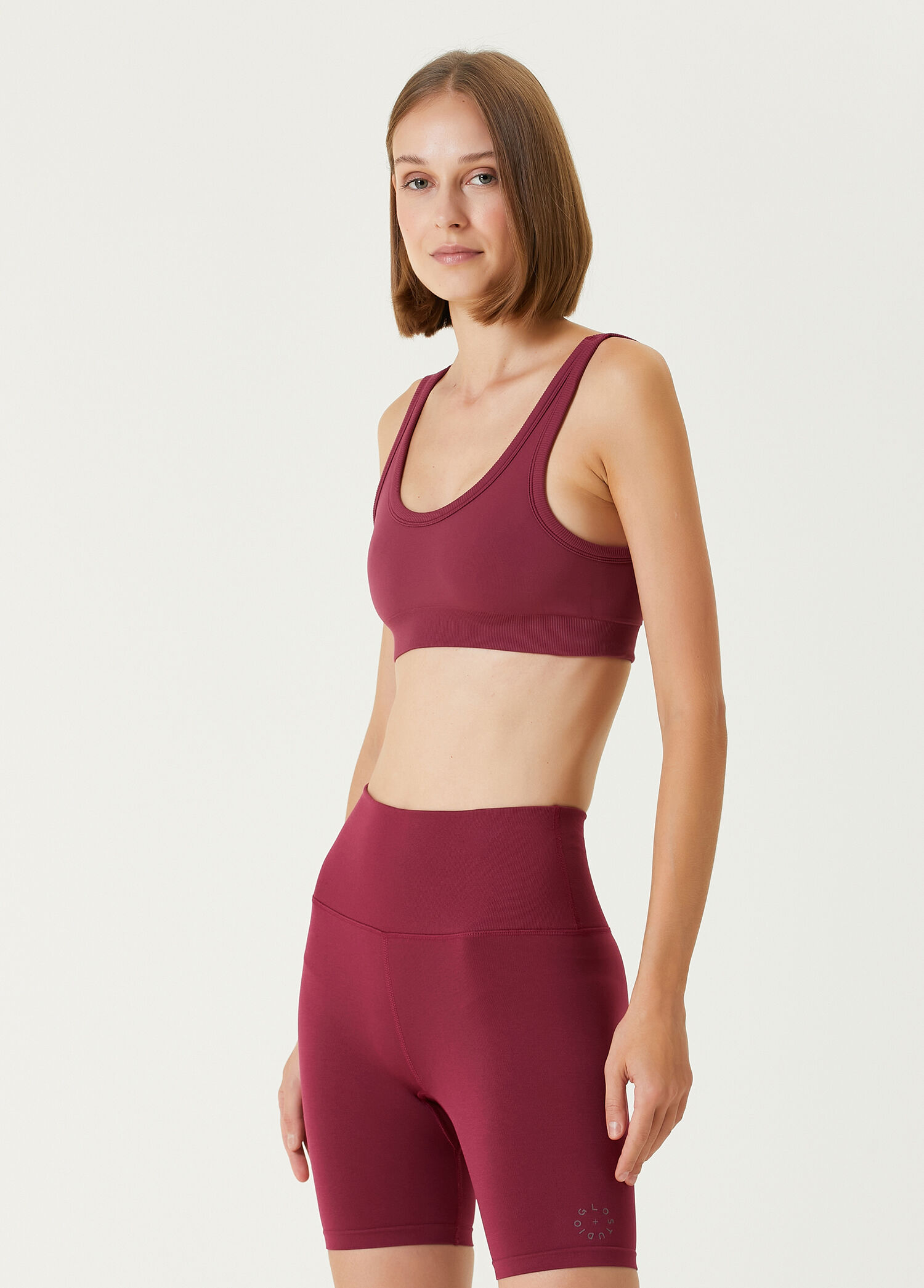 Nil Seamless Bordeaux Kadın Bra Spor Sütyeni