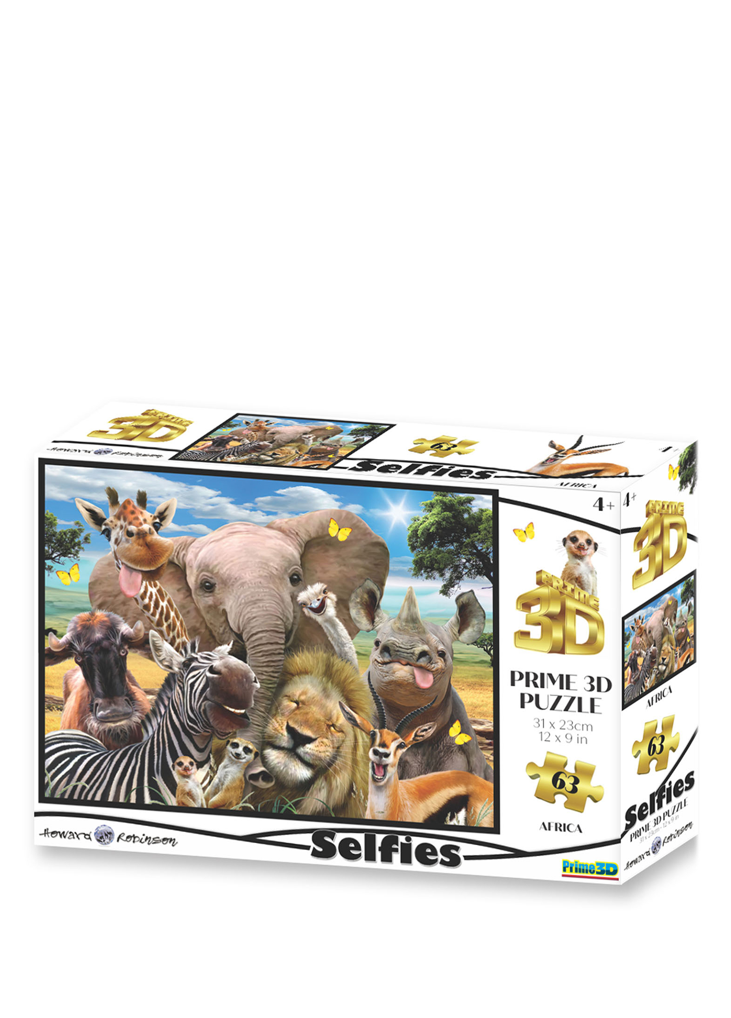 10543 Afrika Selfie 63 Parça Puzzle