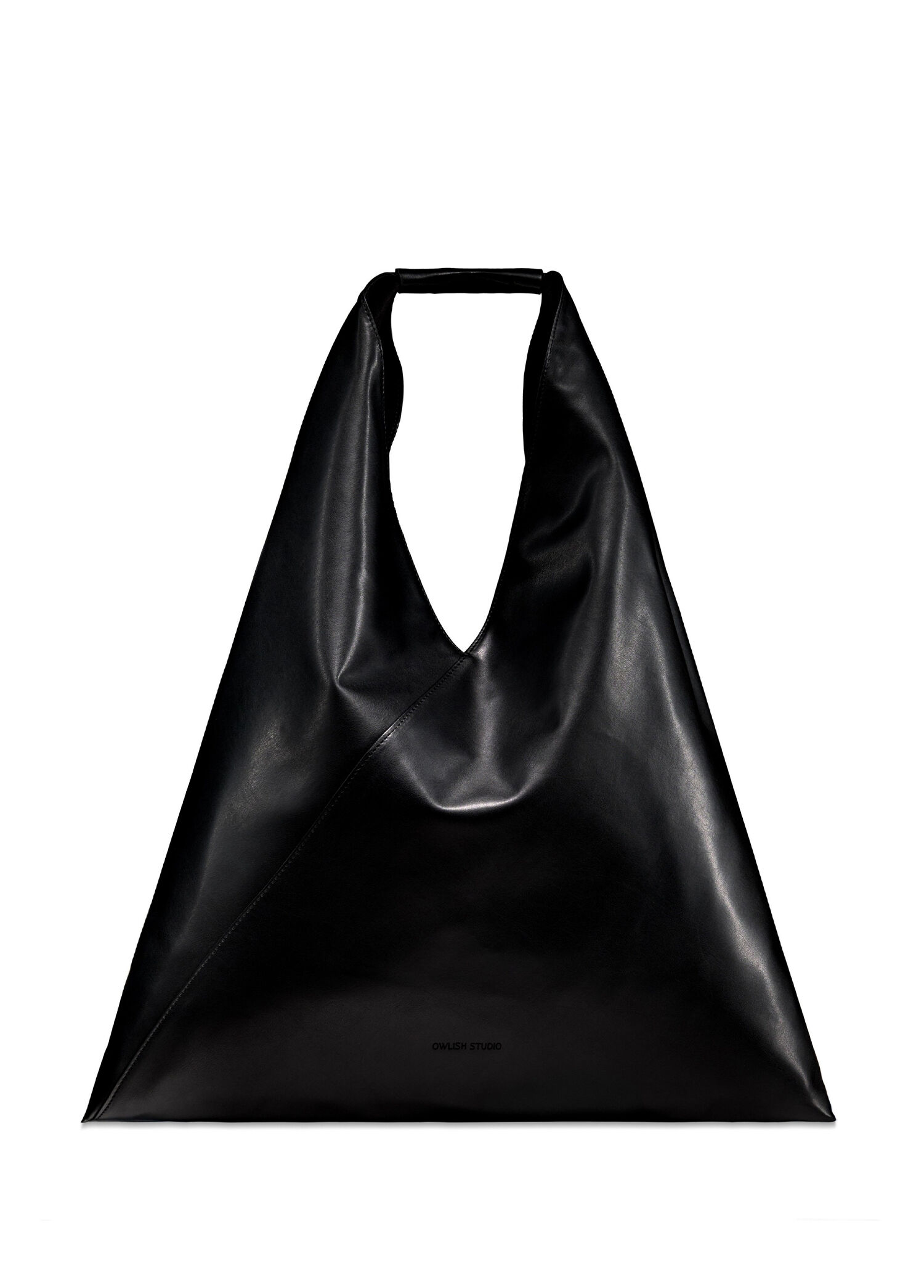 Savanna Mat Siyah Vegan Deri Kadın Omuz Çantası