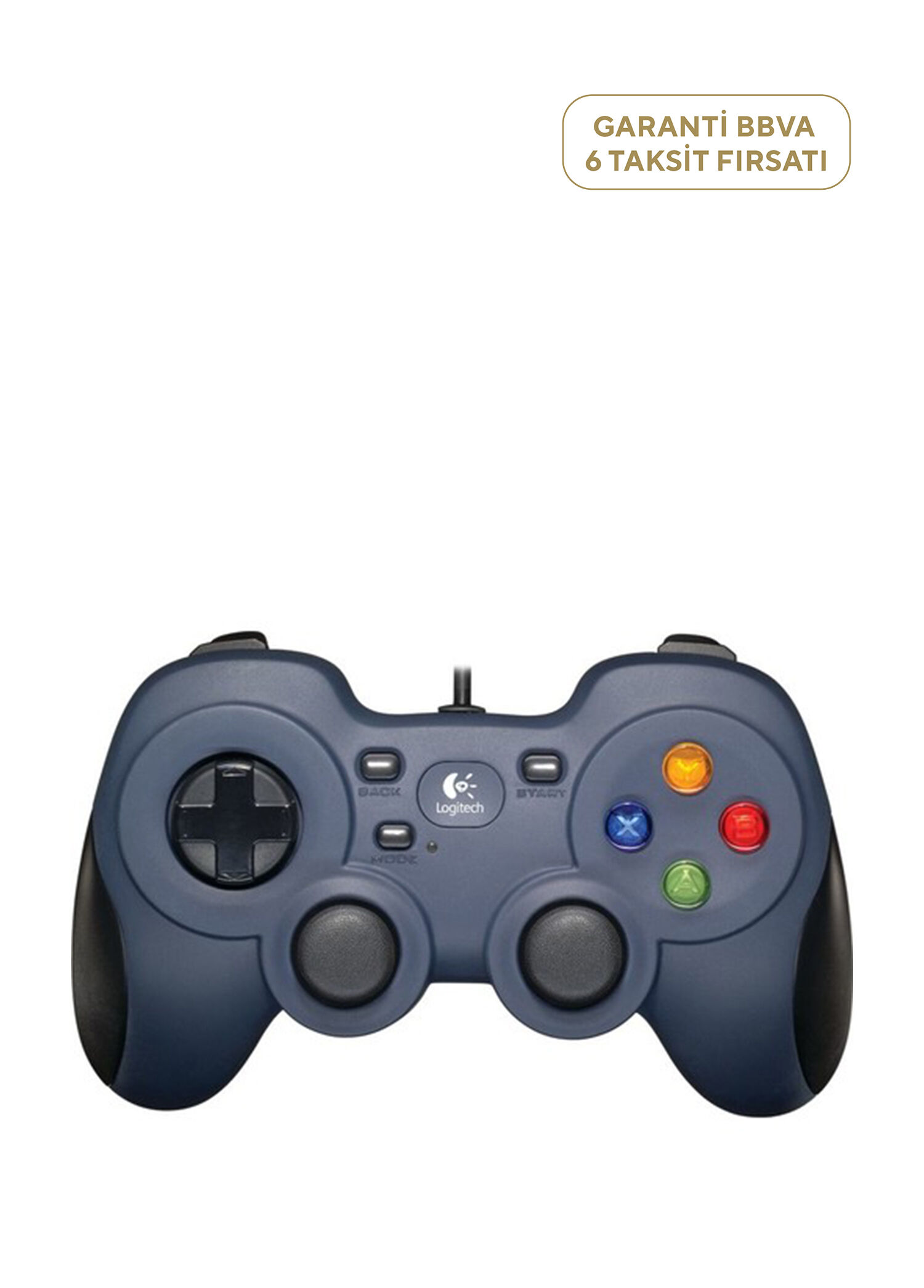 G F310 4 Tuşlu Lacivert 940-000138 D-Pad ile Kablolu Gamepad