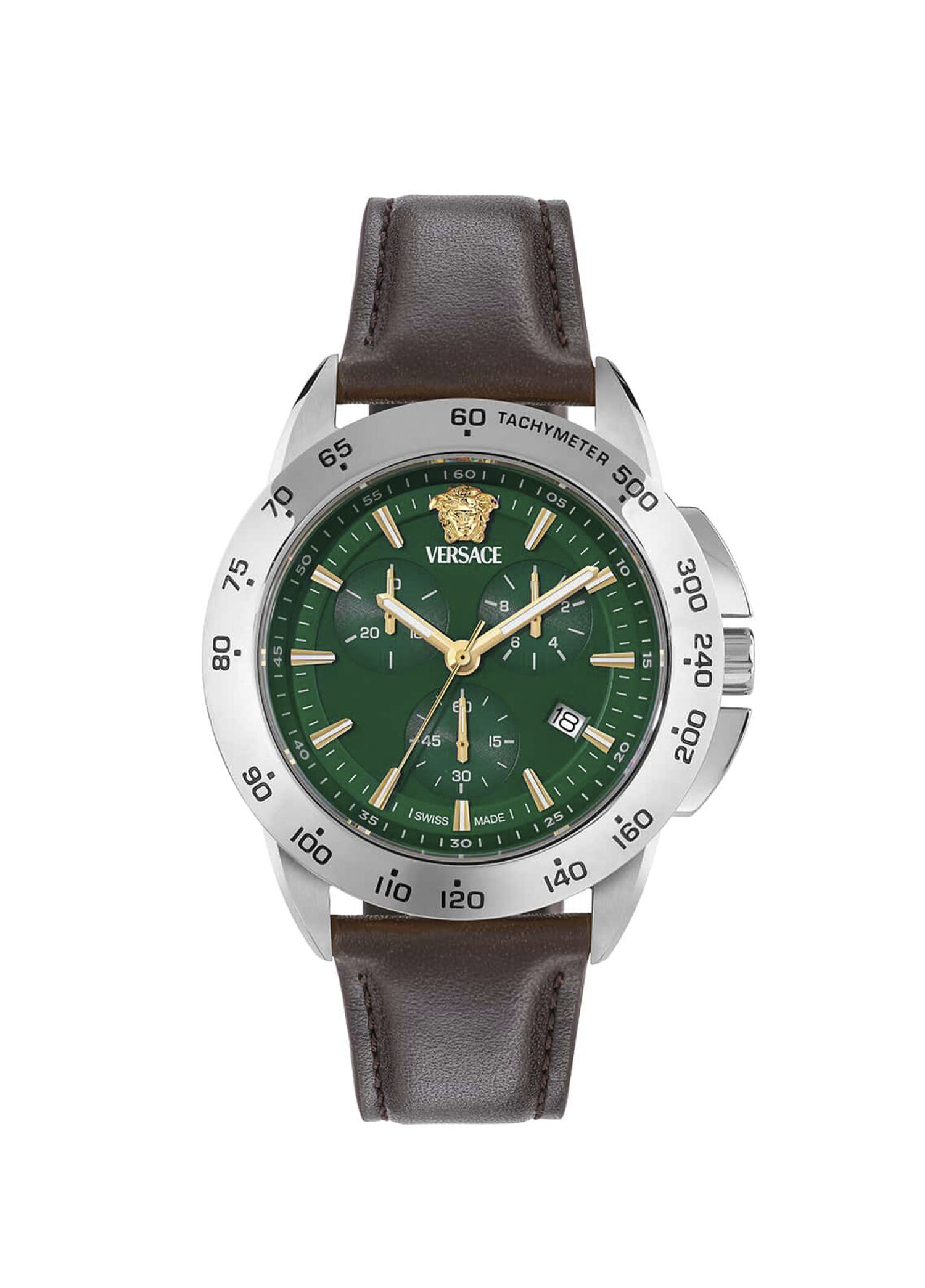 V-Sport Chrono VRSCVEKIA0225 Kahverengi Deri Erkek Kol Saati