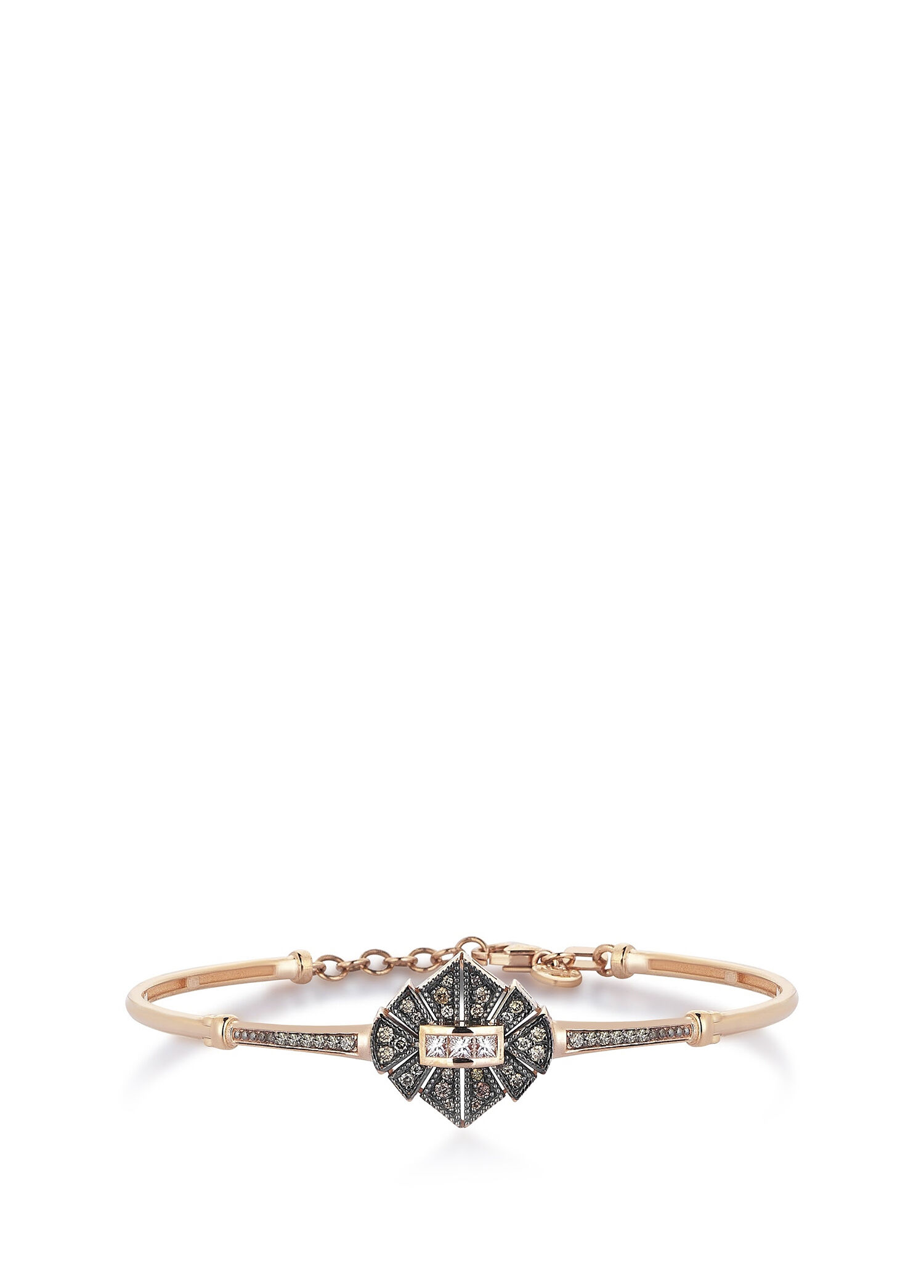Gotham Grey Bracelet 14 Ayar Rose Gold Kadın Bilezik