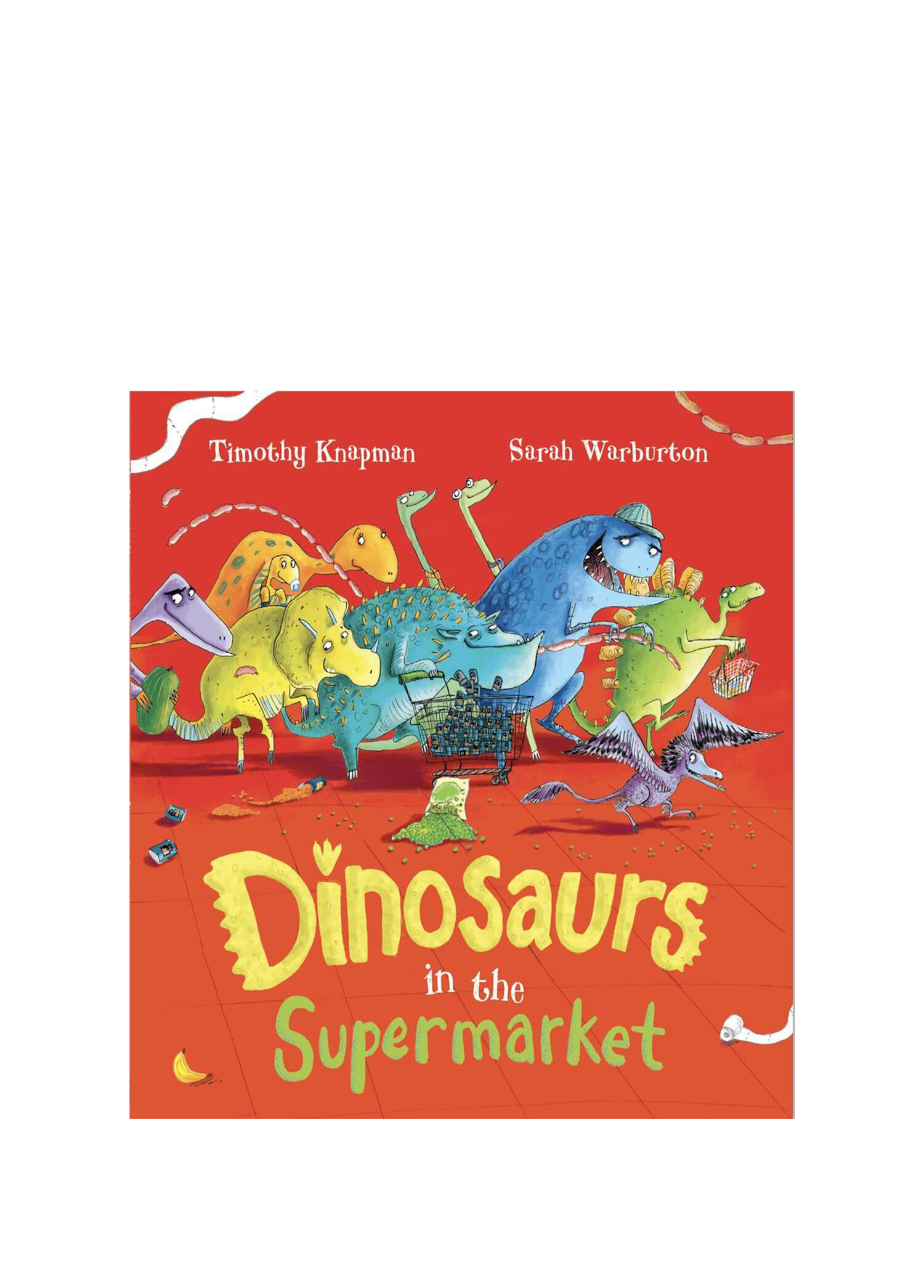 Dinosaurs in the Supermarket! Çocuk Yabancı Dil Kitabı