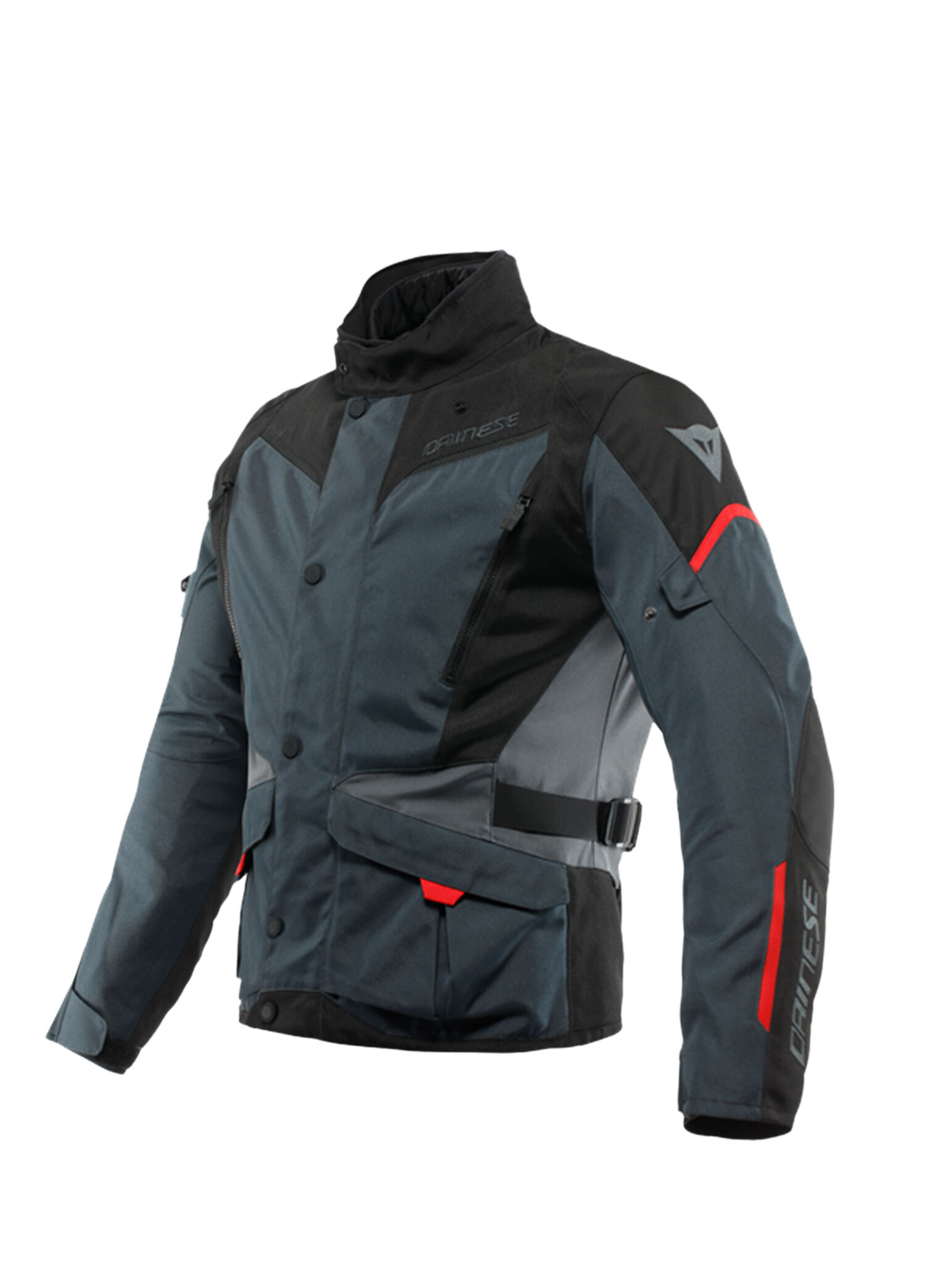 Tempest 3 Ebony Black Lava Red D-Dry Erkek Motosiklet Montu