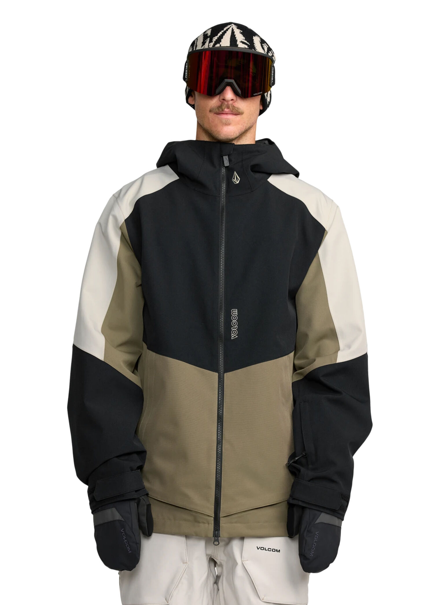 Volcom Siyah Erkek Brighton Fullzip M Erkek Snowboard Mont 1893181