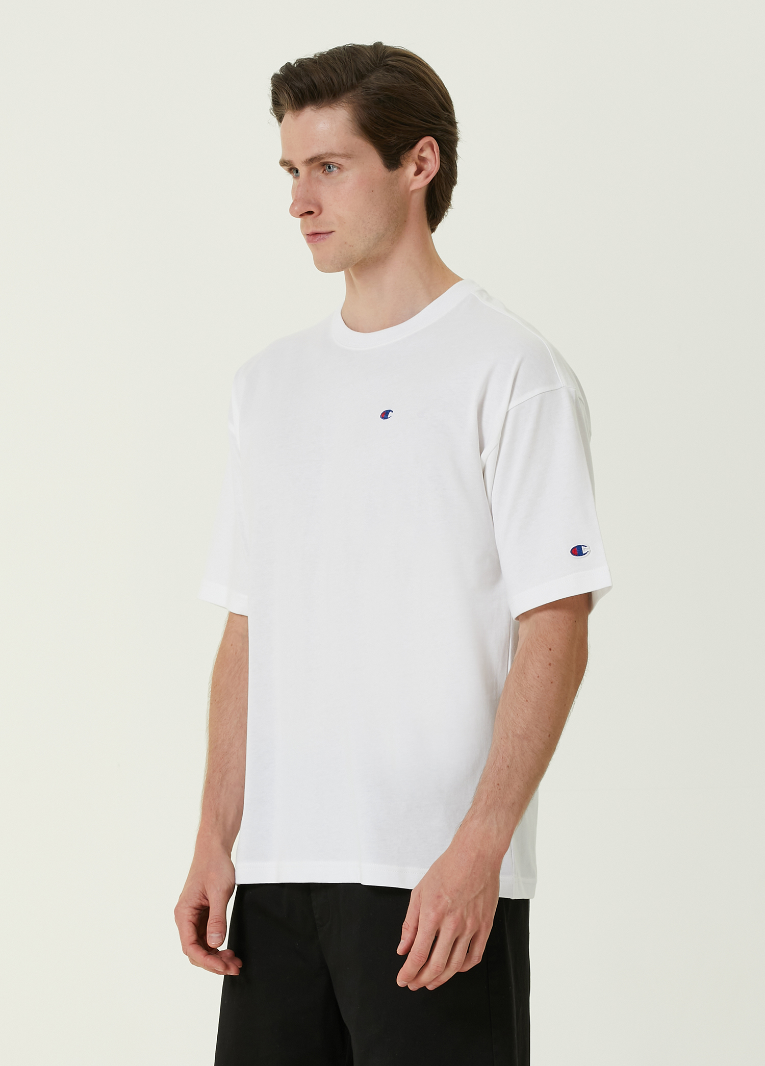 Champion t shirt logo best sale all over