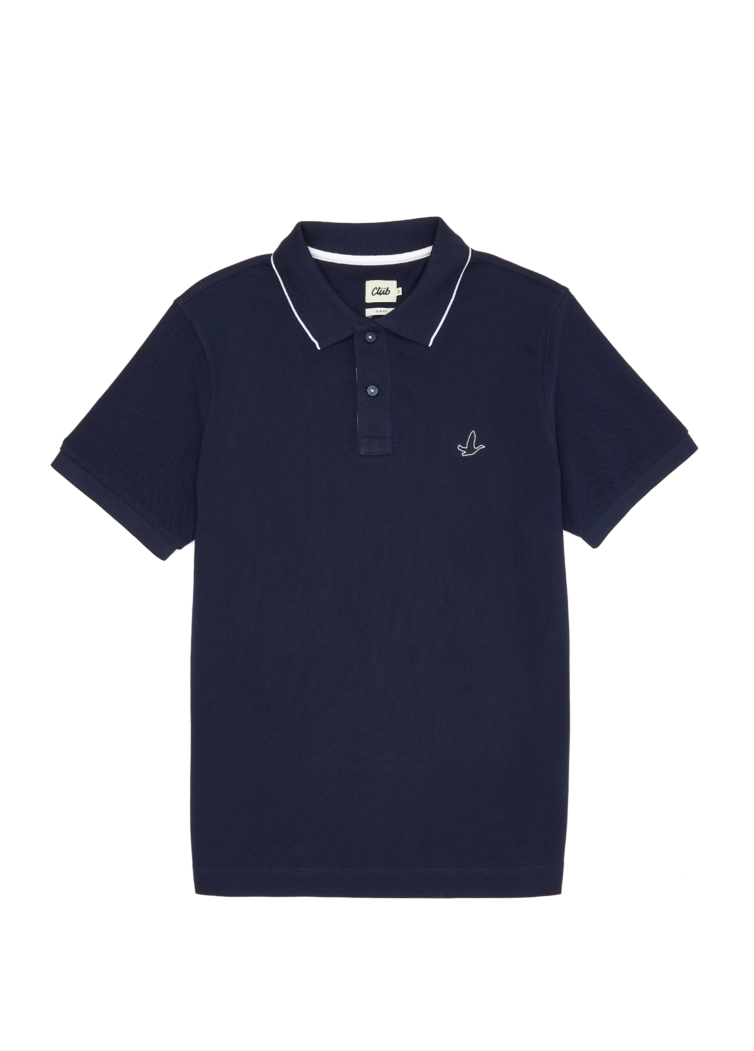 Slim Fit Lacivert Polo Yaka T-shirt_9