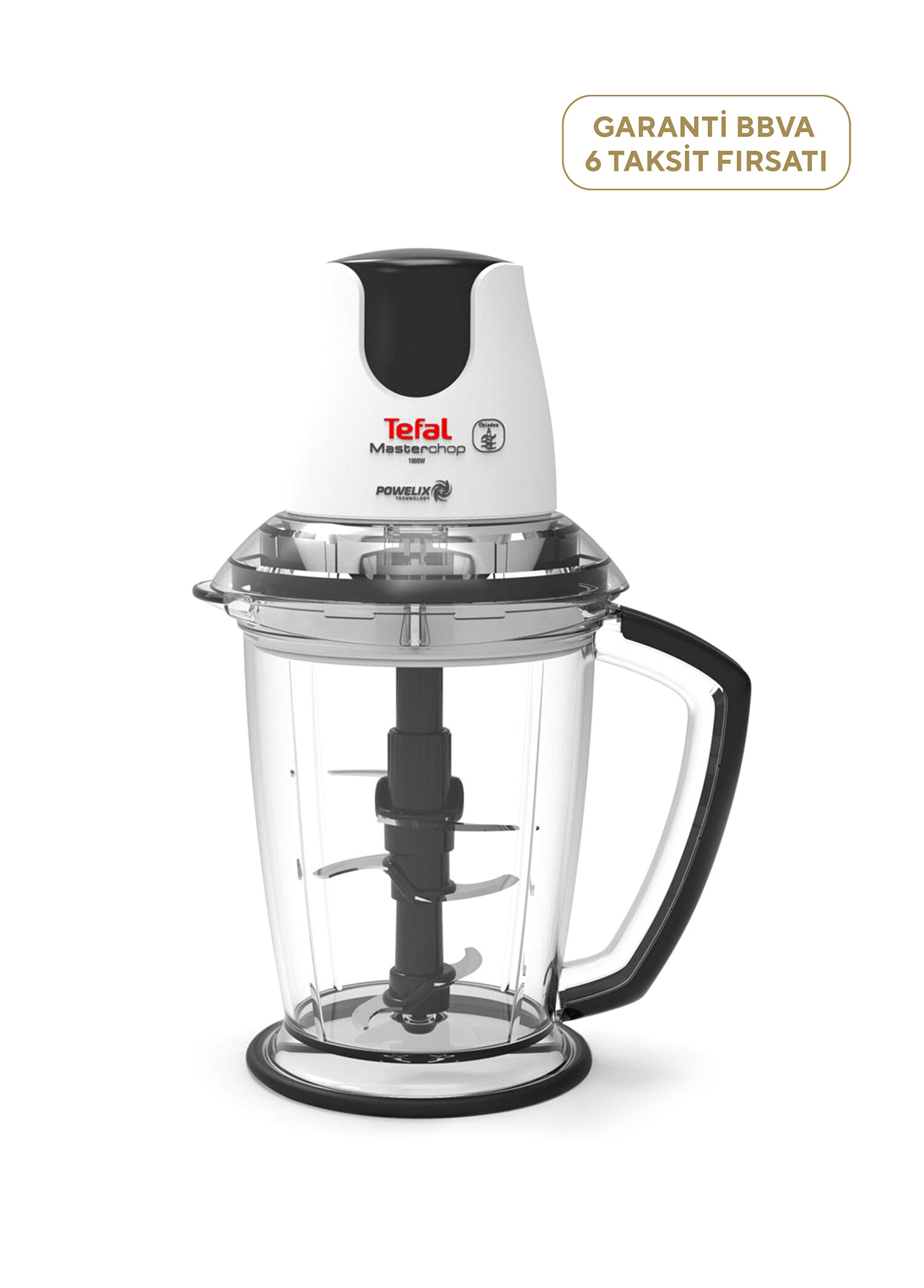Masterchop Powelix Extra Hazneli 6 Bıçaklı 1000W Doğrayıcı 1,5 lt