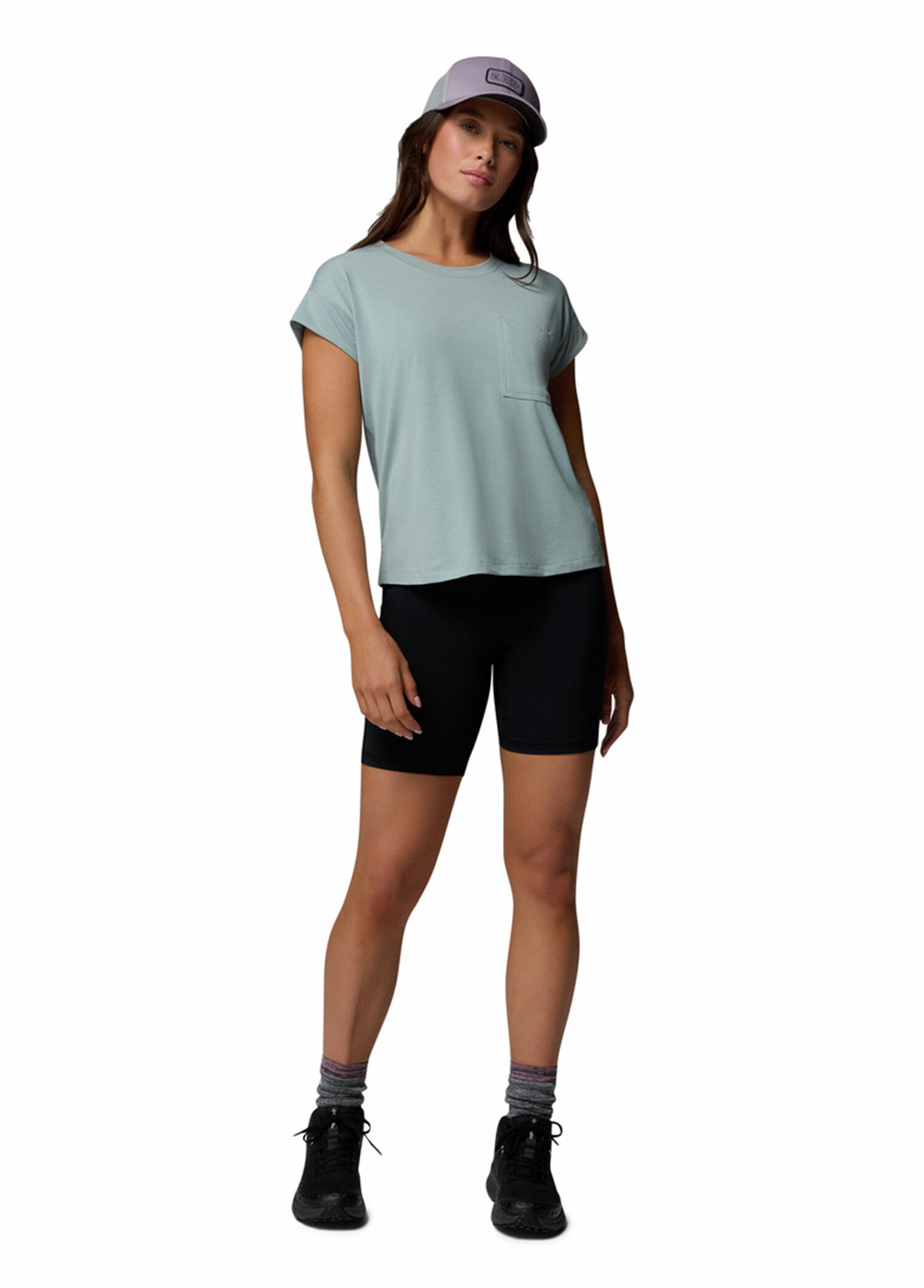 Loneridge Siyah Kadın Mini Spor Şort