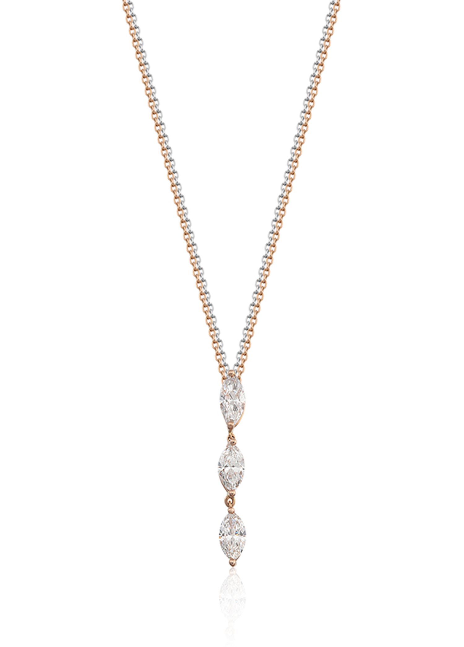 Sybell SYBELL - Diamonds Women's Gold Necklace