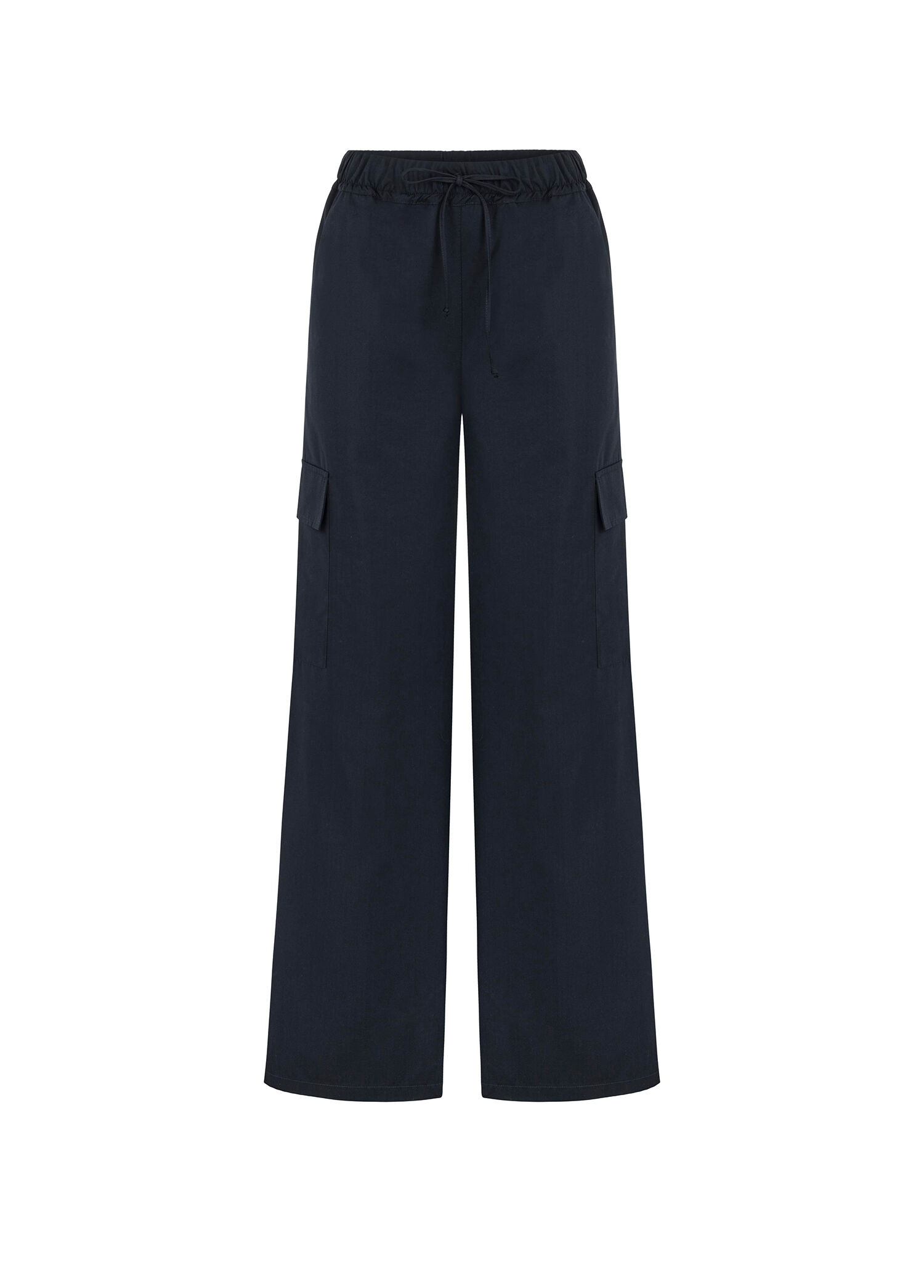 Colette Navy Bol Kesim Kadın Kargo Pantolon