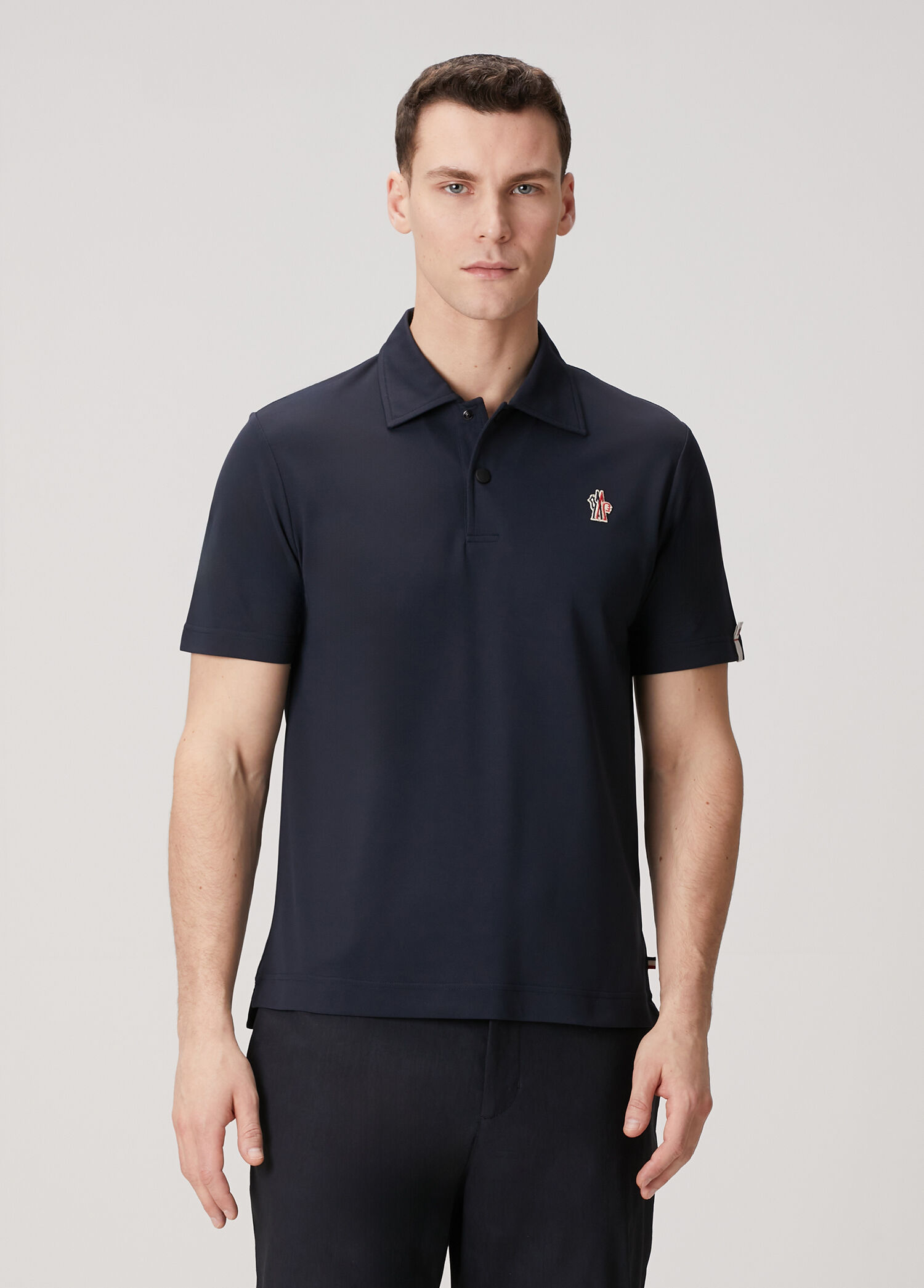ポロシャツ半袖 MONCLER XXL NVY SCOM-17-1098 Moncler Grenoble Lacivert Erkek Lacivert Polo Yaka T-shirt 1892877