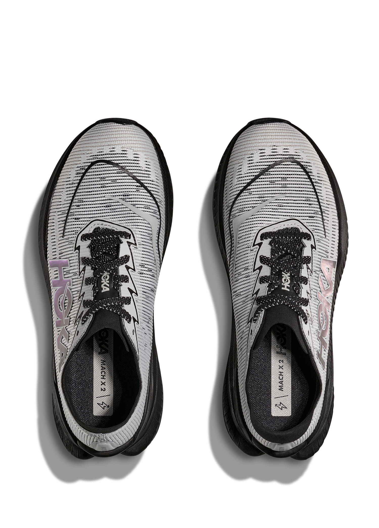 Hoka - Mach X 2 Siyah Gri Erkek Sneaker - Siyah-Gri