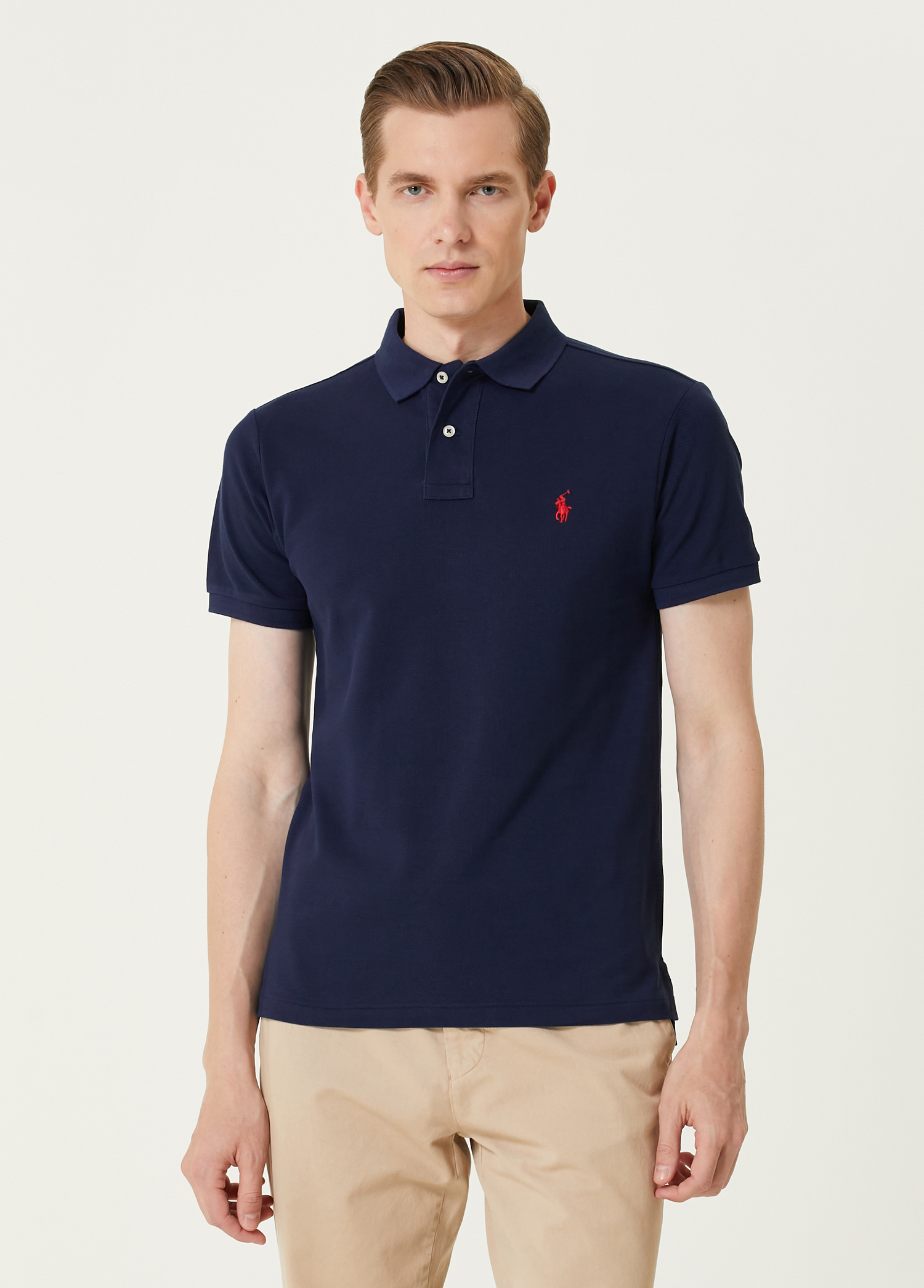 Lacivert Polo Yaka T-shirt