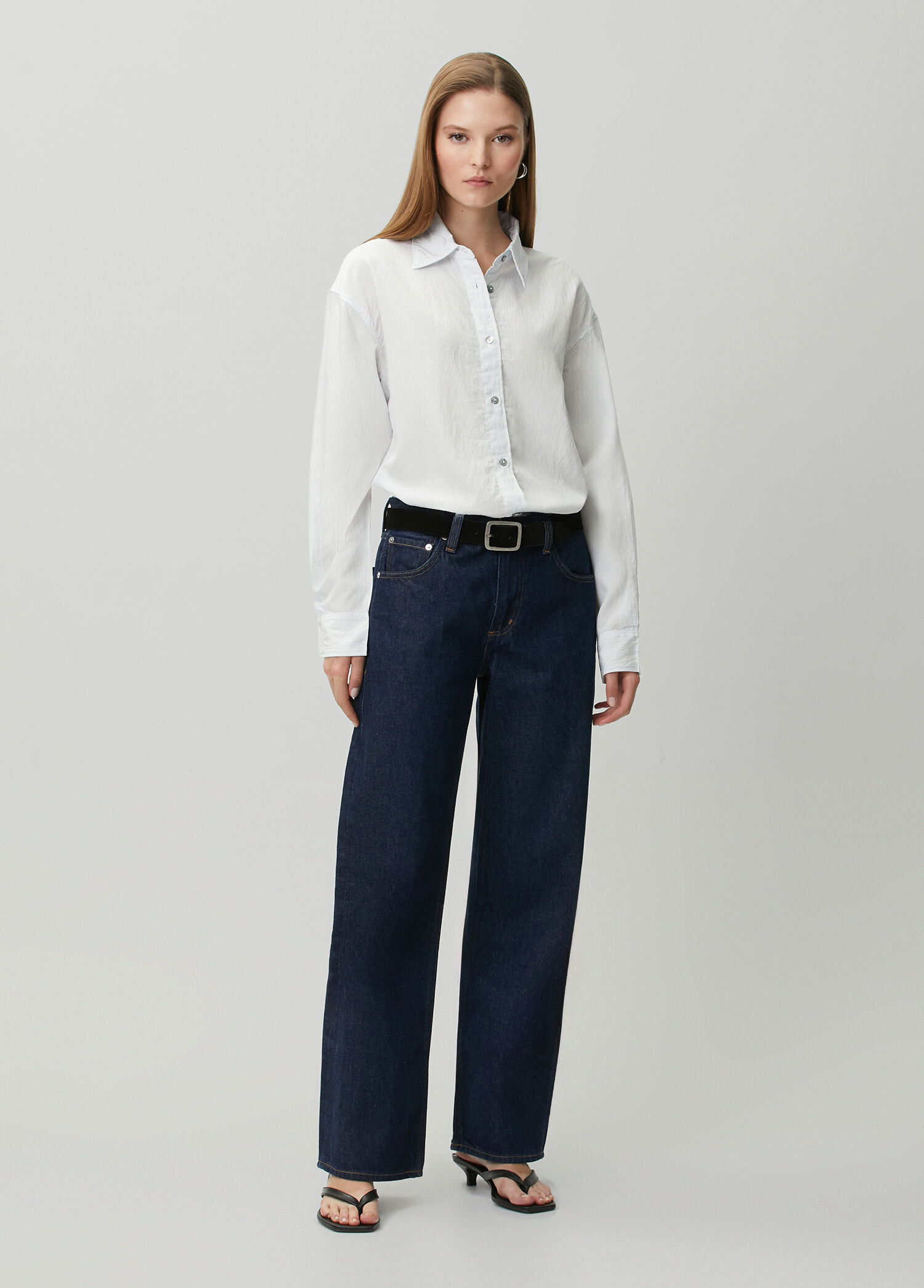 Lindz Easy Straight Lacivert Jean Pantolon