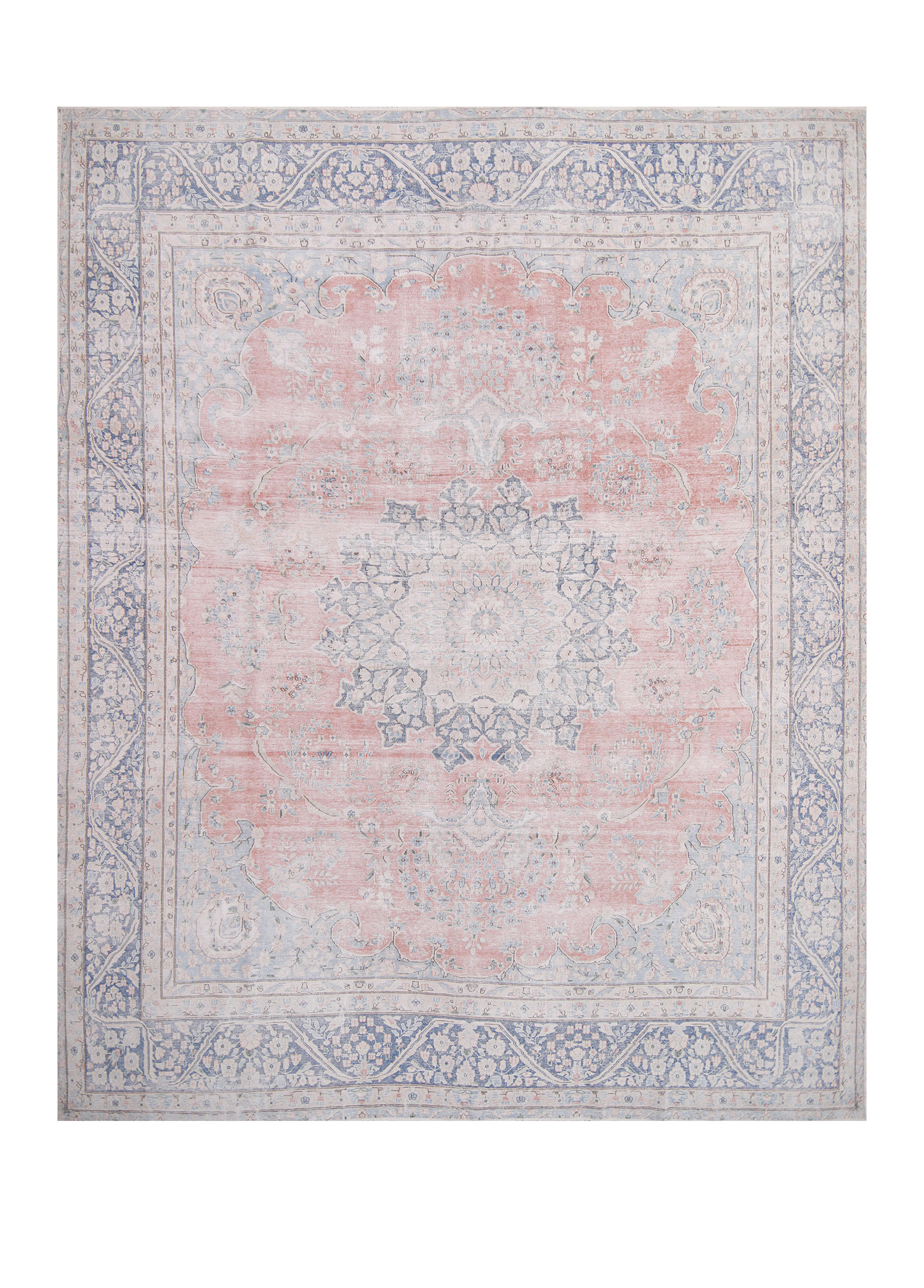 Persian Antique Yün El Dokuma Halı 391x302 cm