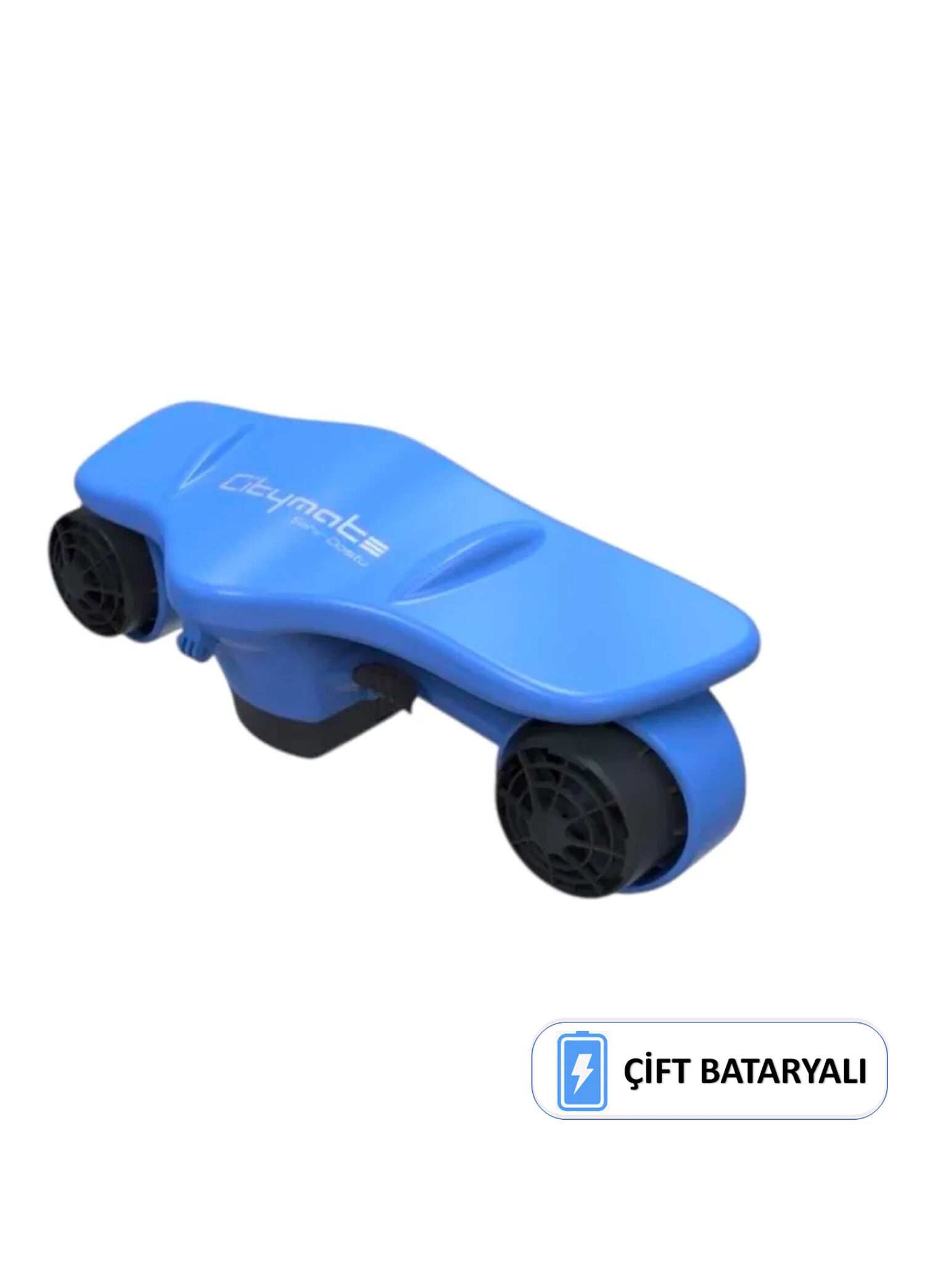 Çift Bataryalı Mavi Elektrikli Deniz Scooter