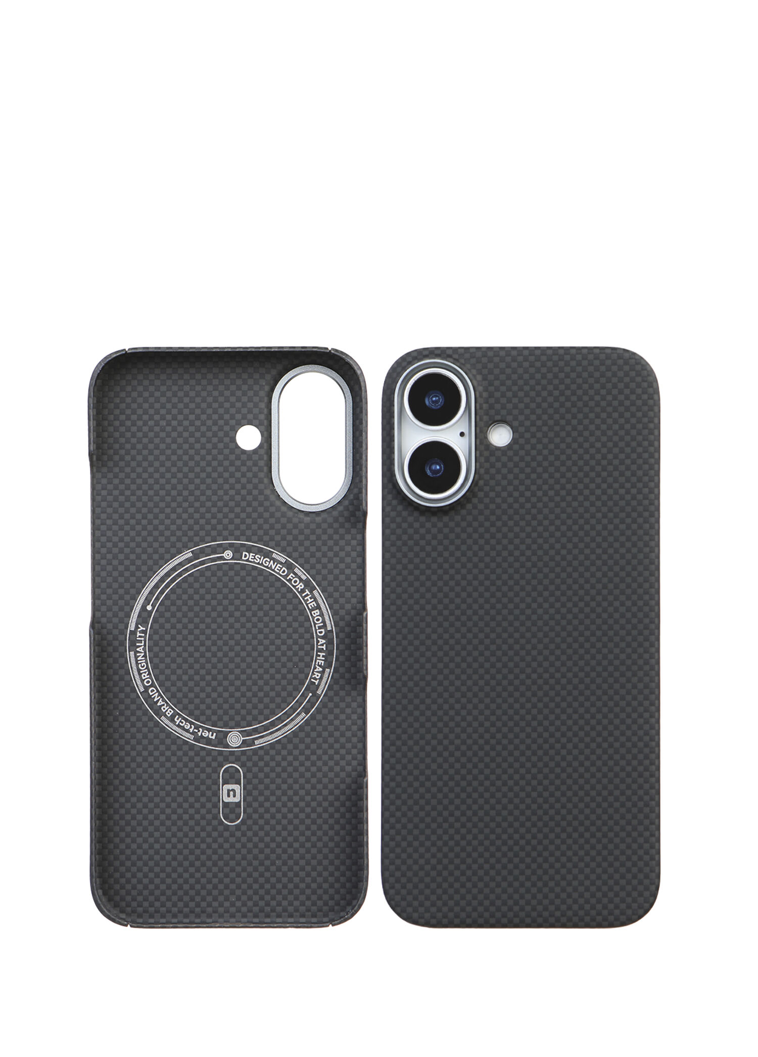 iPhone 17 Siyah Premium Karbon Fiber Darbe Emici Lüks Kamera Korumalı MagSafe Uyumlu Telefon Kılıfı