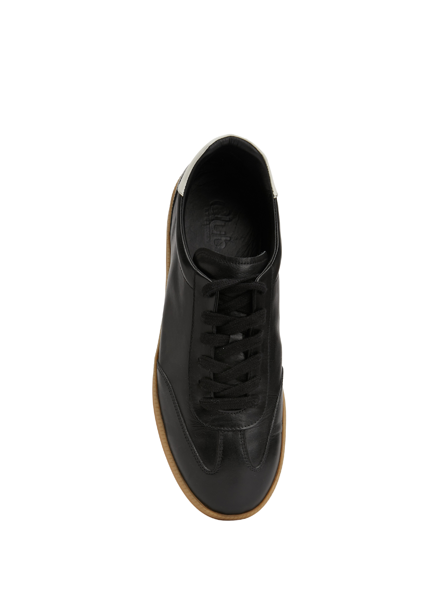 Siyah Erkek Deri Sneaker_3