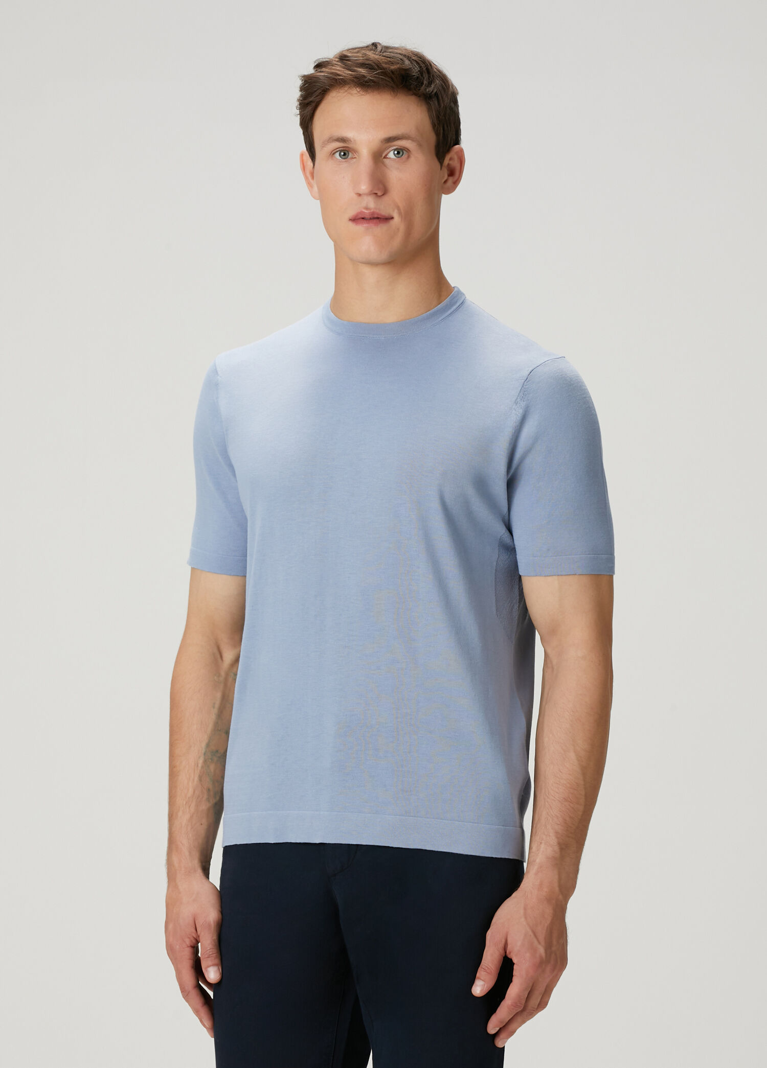 Aka Açık Mavi T-shirt