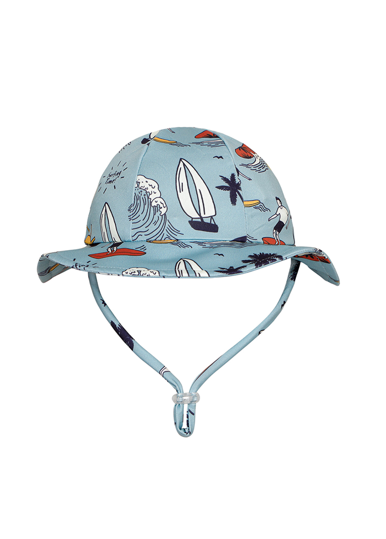 Surfing Time UV Korumalı Unisex Bebek Siperlikli Şapka