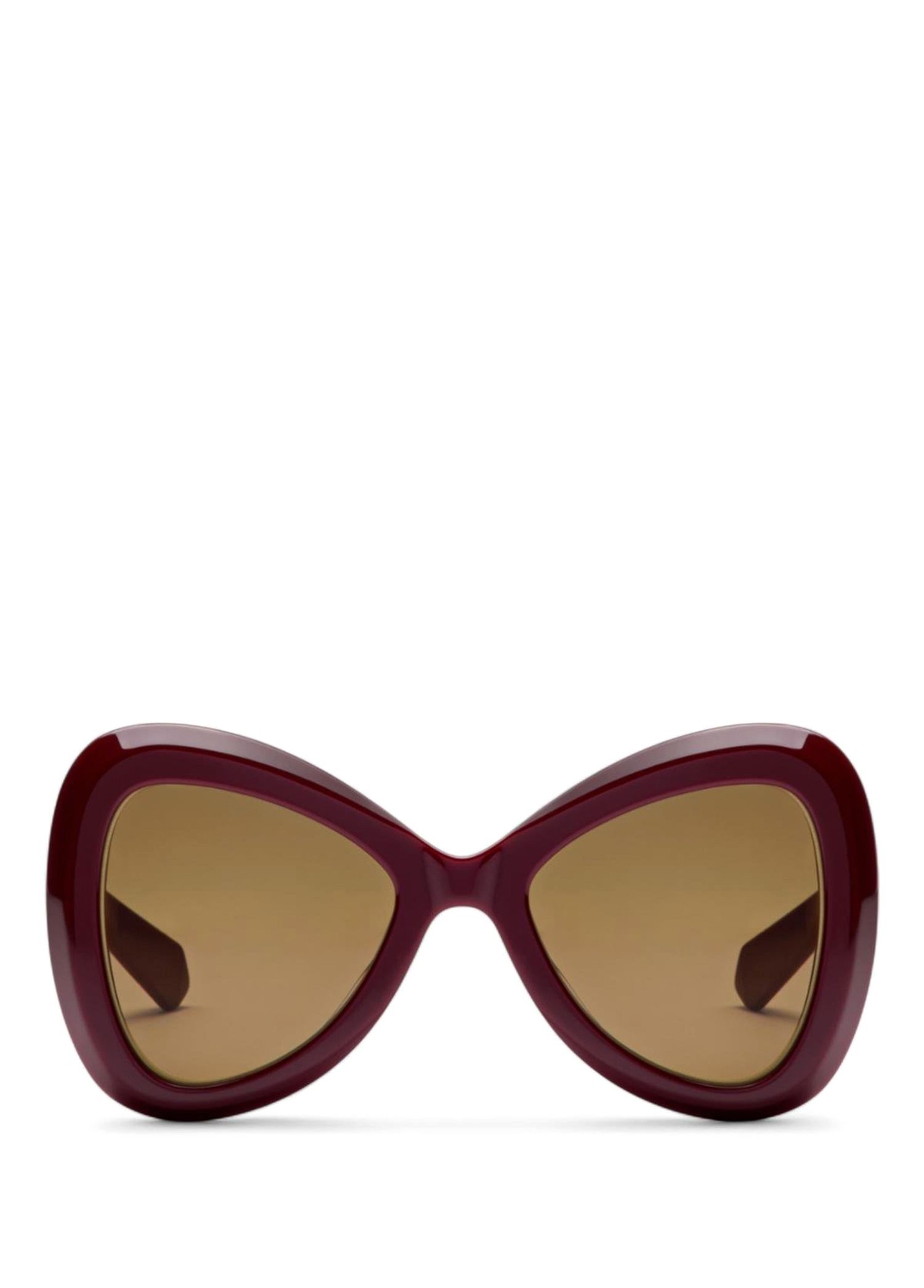 Valentino Garavani - V-GoldIII VLS-138B Burgundy Acetate 