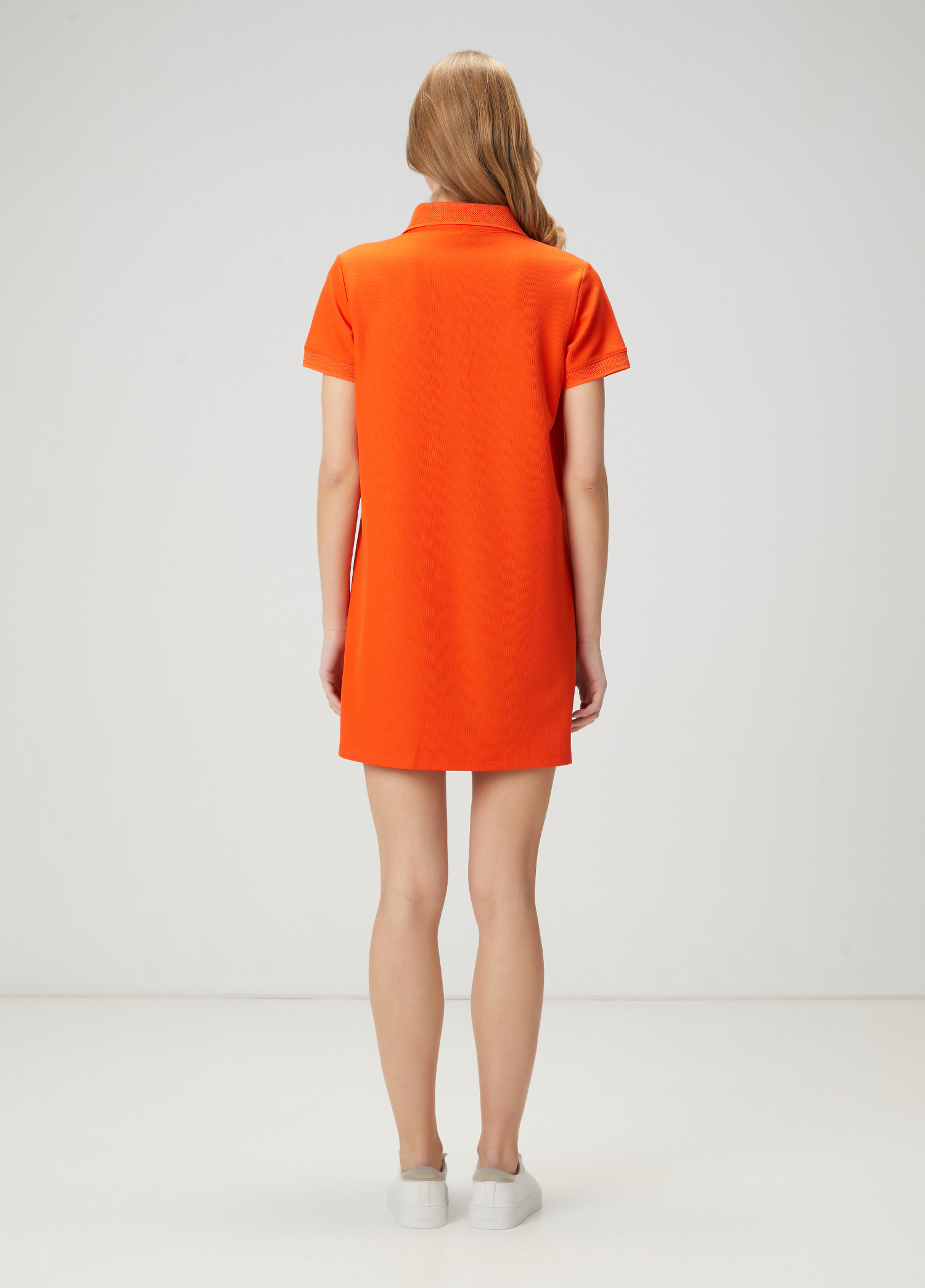Mercan Mini Pike Polo Elbise_4