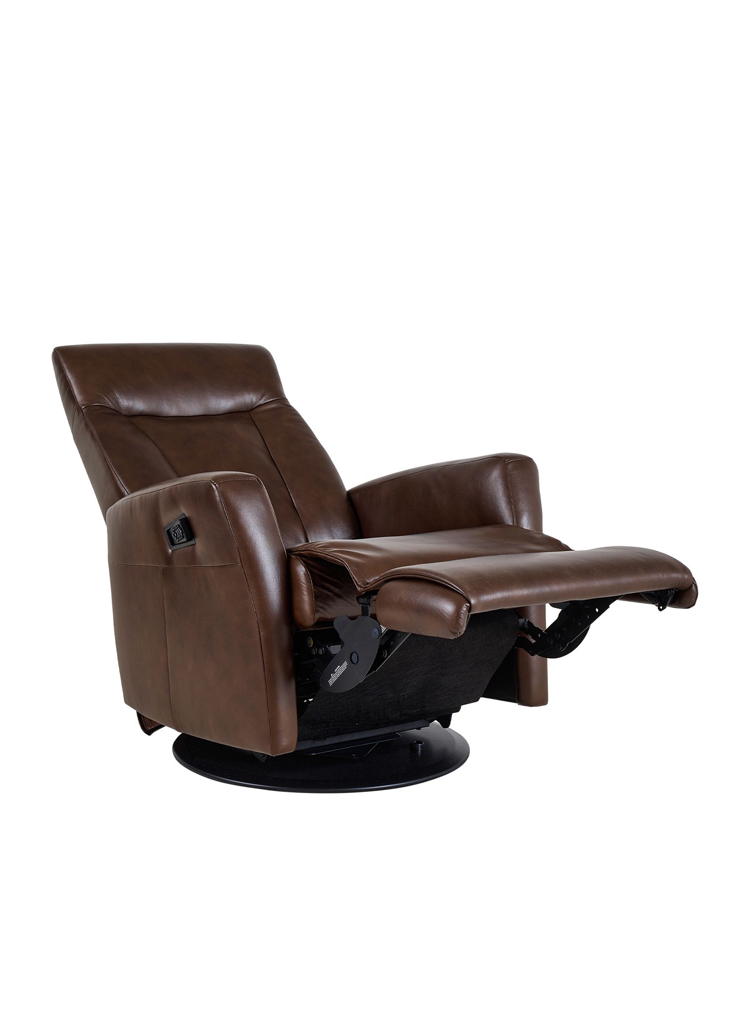La-Z-Boy - Grand Giotto XL Power Lux Swivel Glider Aurora Havana