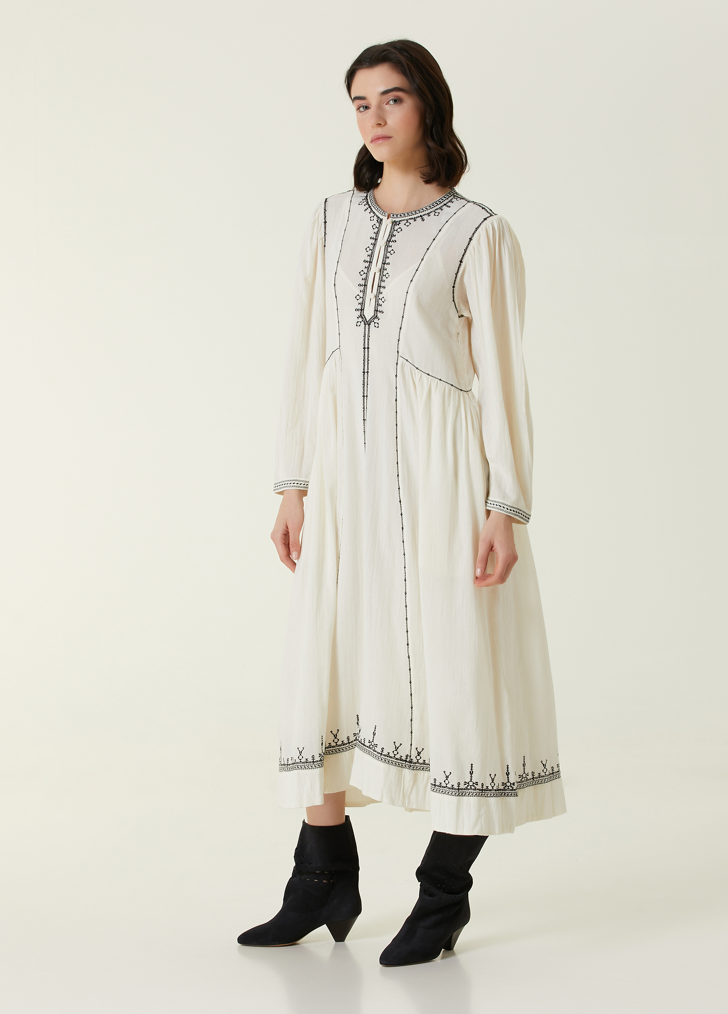 Education Consultants Embroidered Fable Midi Dress Monsoon Tate