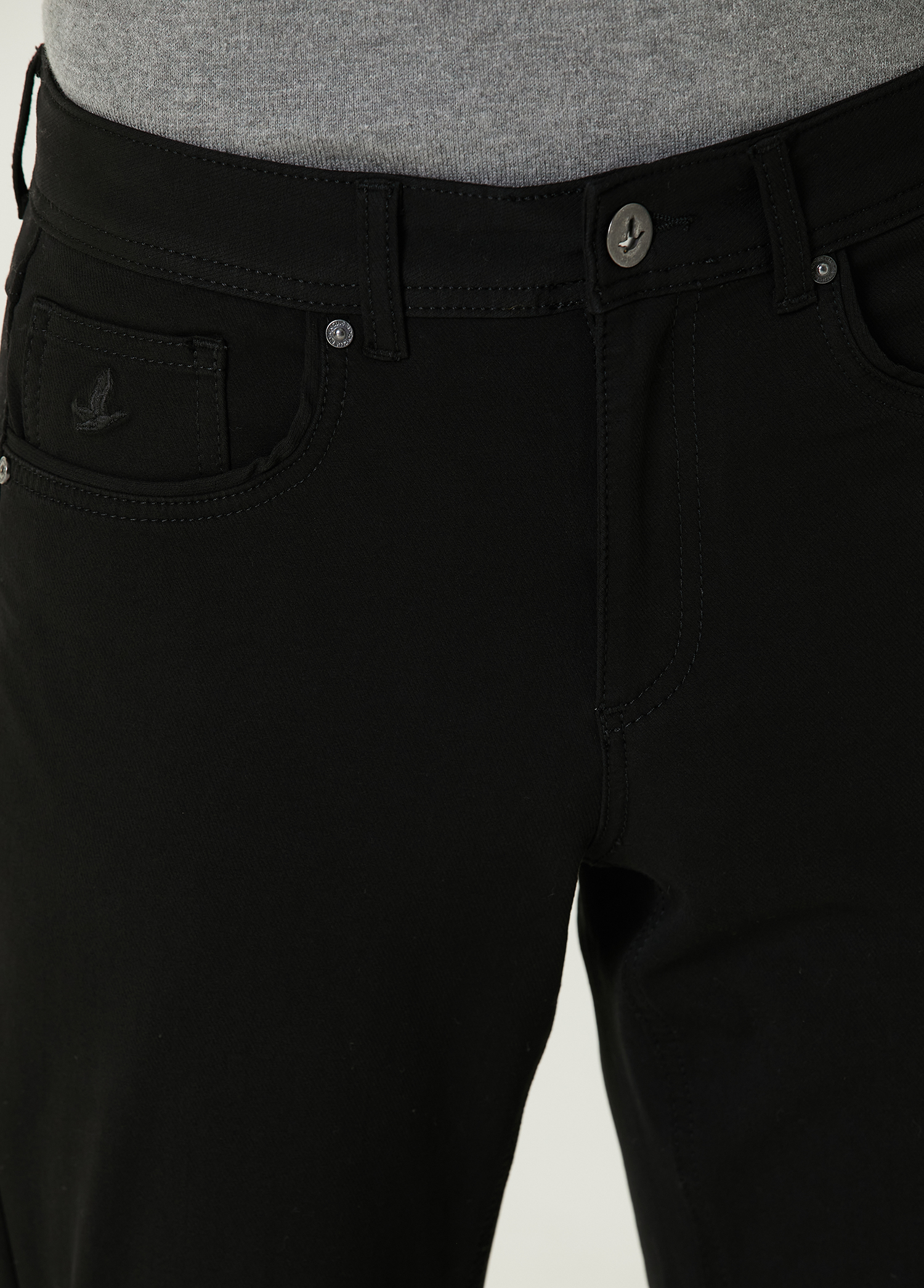 Siyah Stretch Travel Spor Pantolon_3