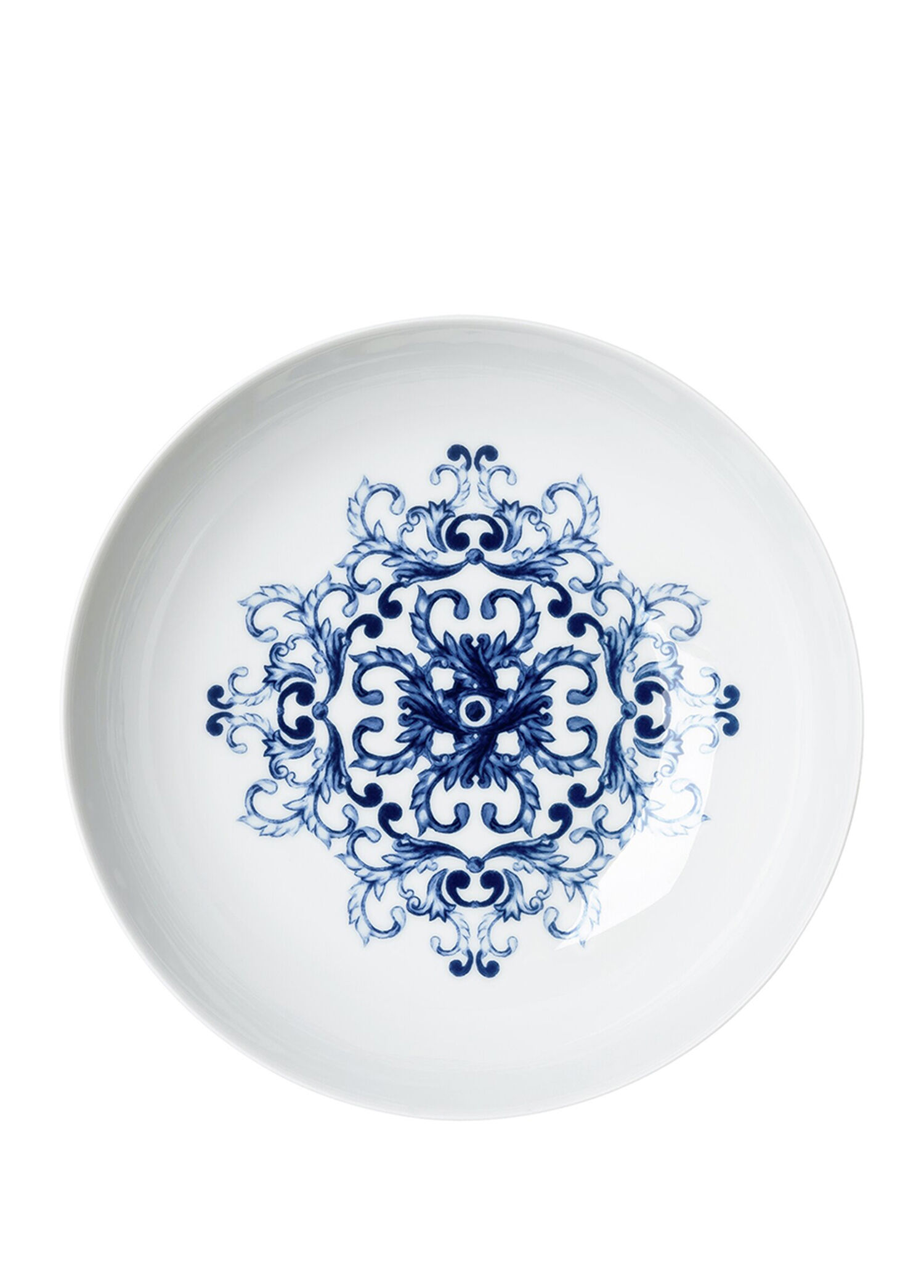 True Blue Mavi Porselen Çukur Tabak 22 cm