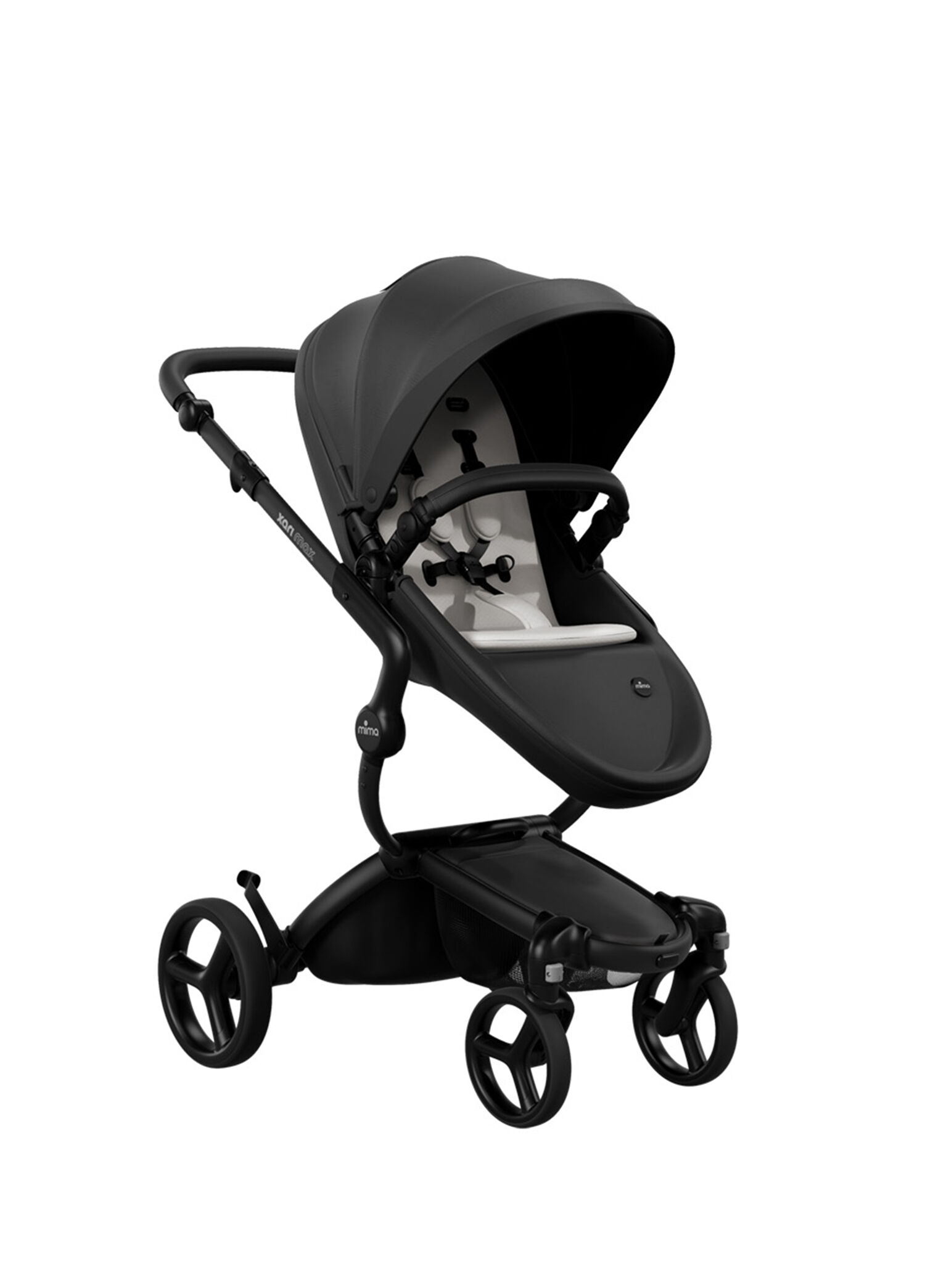 Xari Max Black Stone White Unisex Bebek Arabası