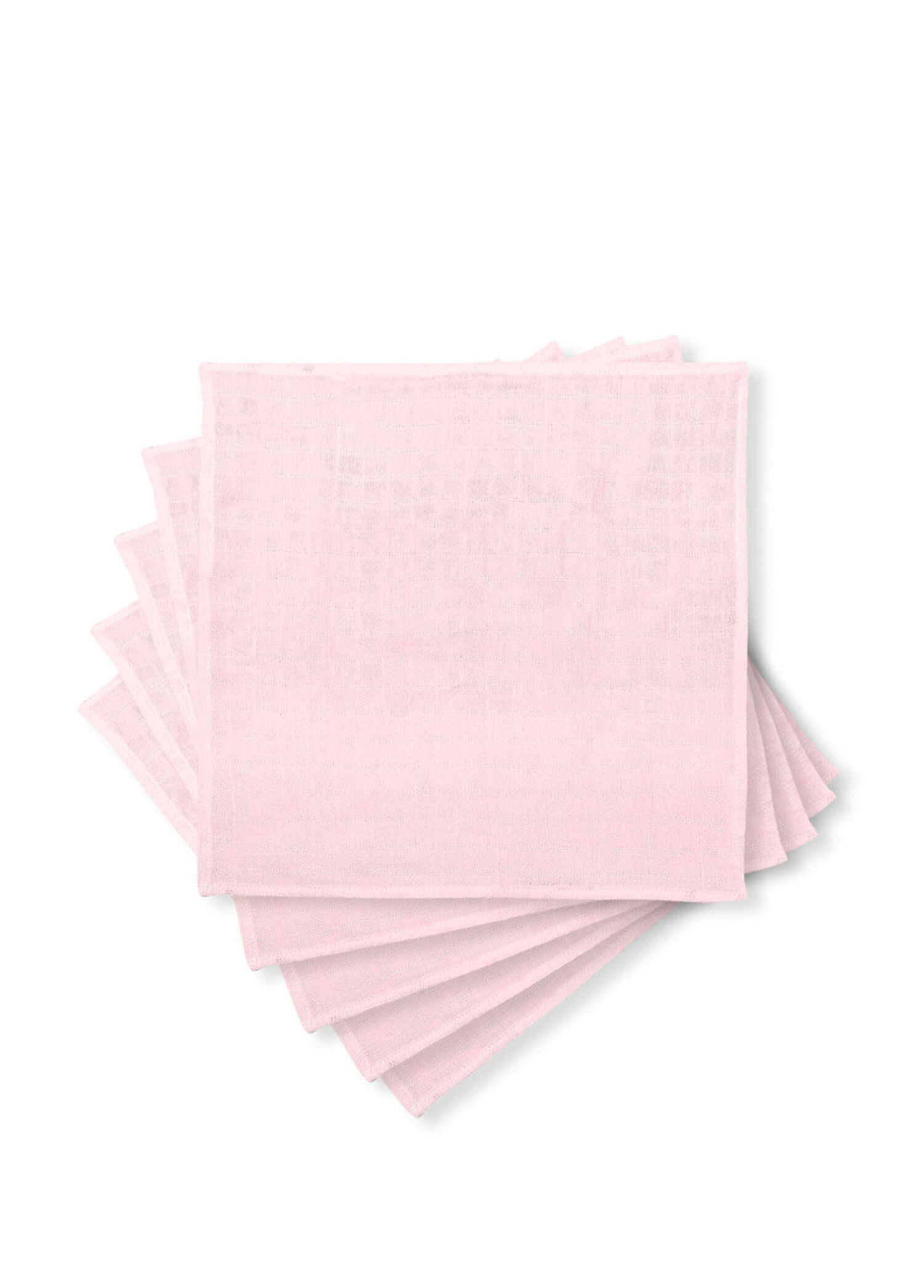 %100 Pamuk Innocent Pink 5’li Müslin Bebek Omuz Bezi