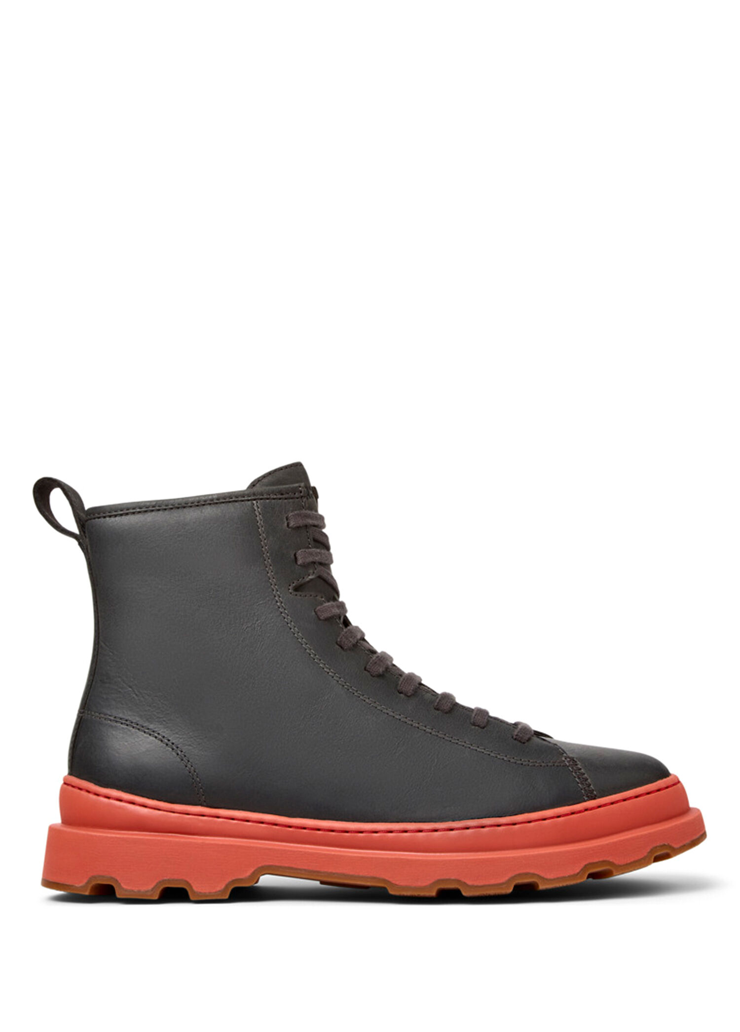 Brutus+ Gri Deri Nubuk Erkek Bot K300533-006