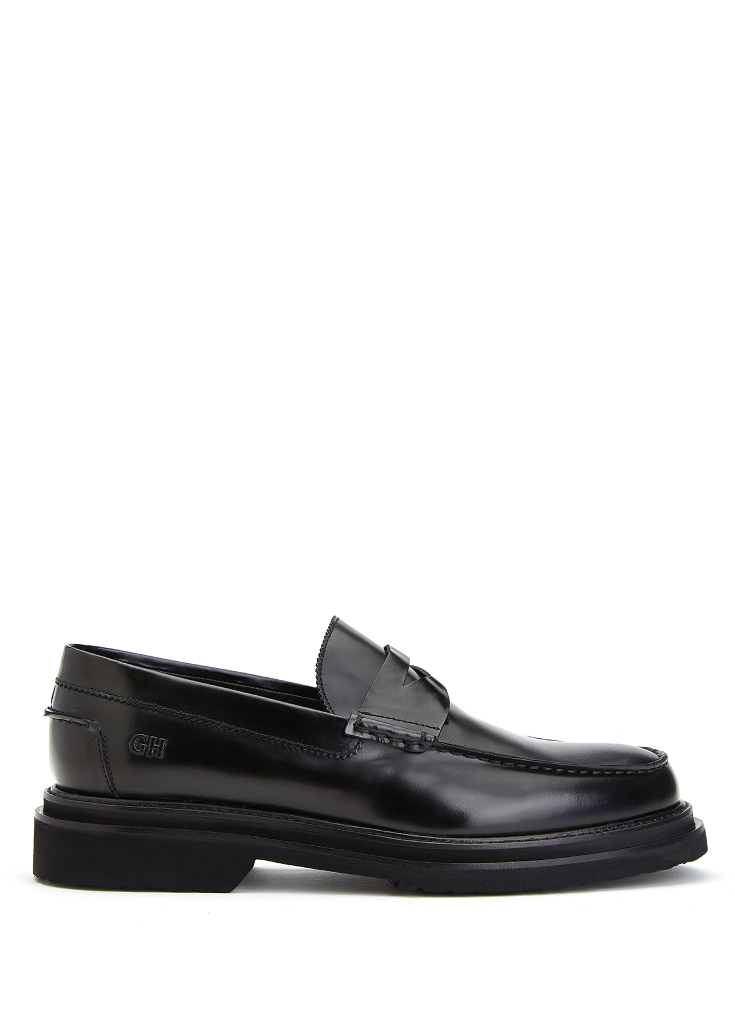 George Hogg Siyah Erkek Siyah Erkek Deri Loafer 1315985 | Beymen