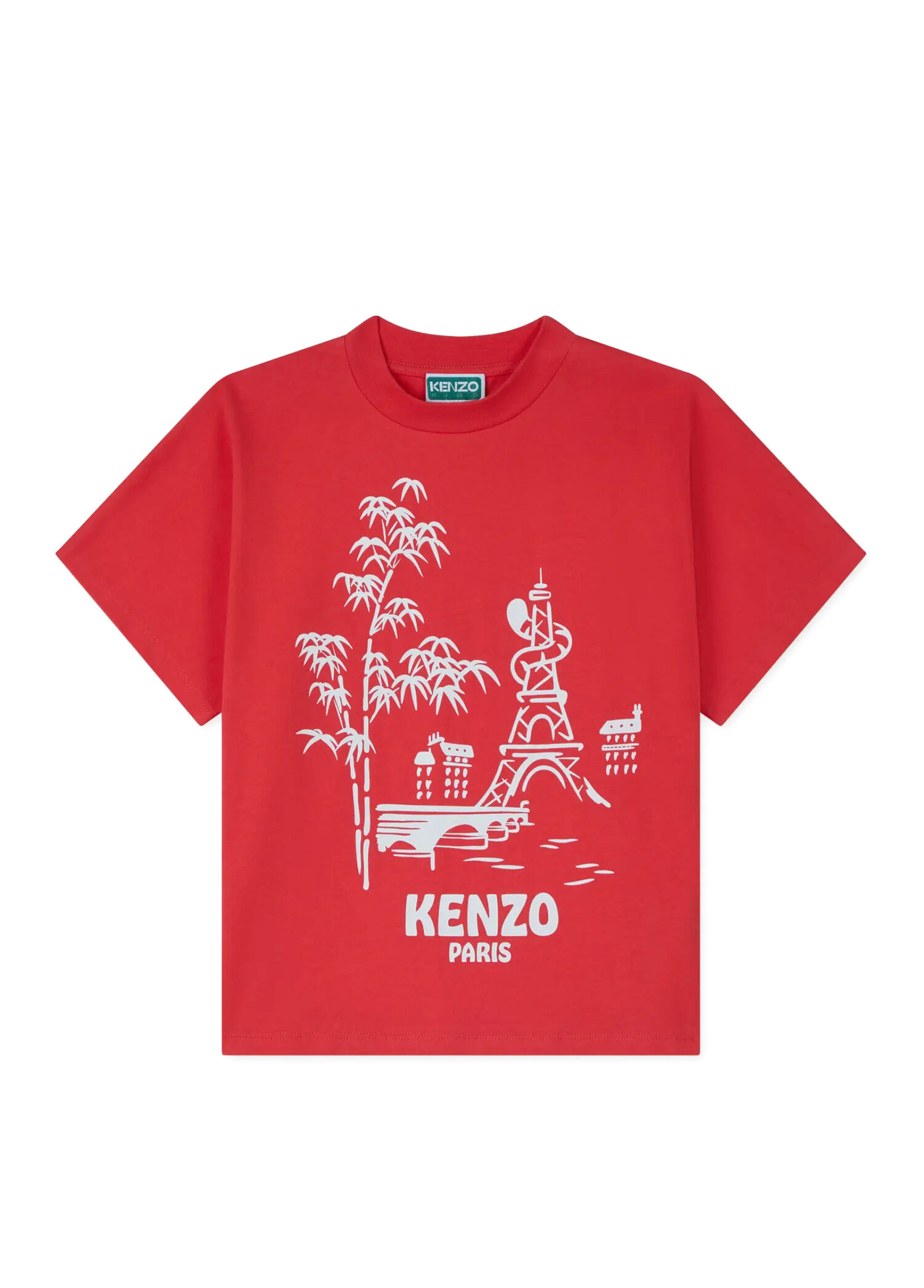 Kırmızı Logolu Unisex Çocuk T-shirt