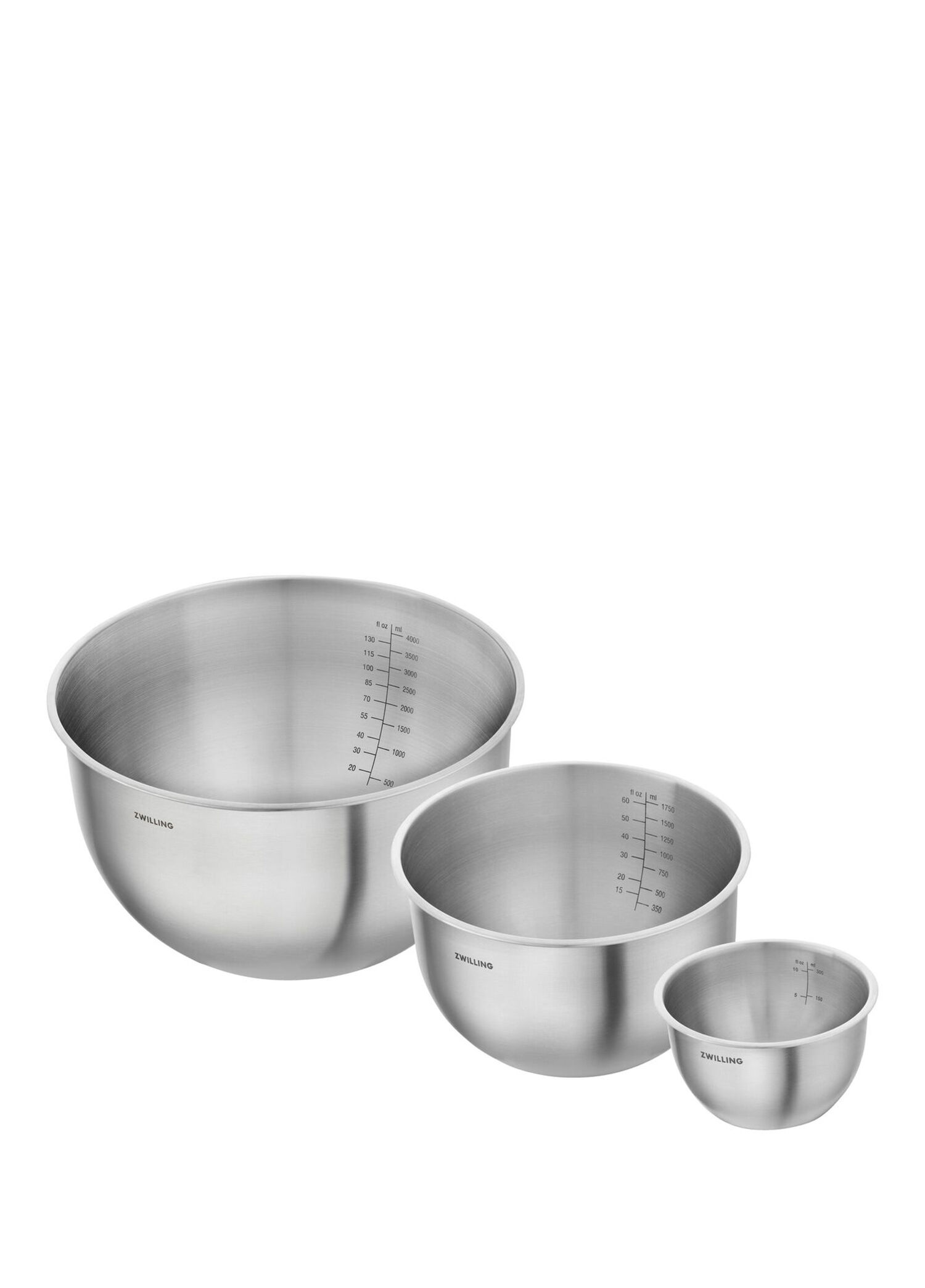 Fresh & Save Bowls Gümüş Çelik 3'lü Kase Seti