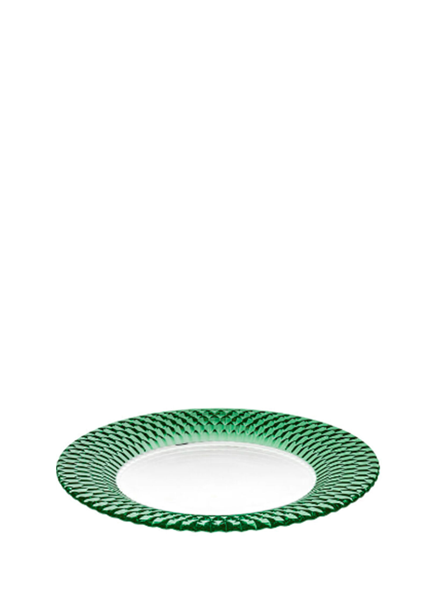 Boston Colour Yeşil Kristal Servis Tabağı 32 cm