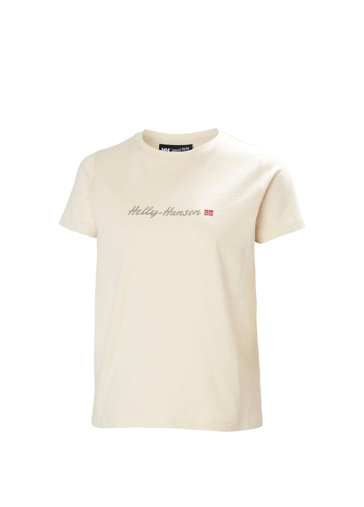 Helly Hansen CREAM Kadın W Core Graphic 2.0 Cream Pamuklu Baskılı Kısa Kollu Kadın T-Shirt 1955354 | Beymen