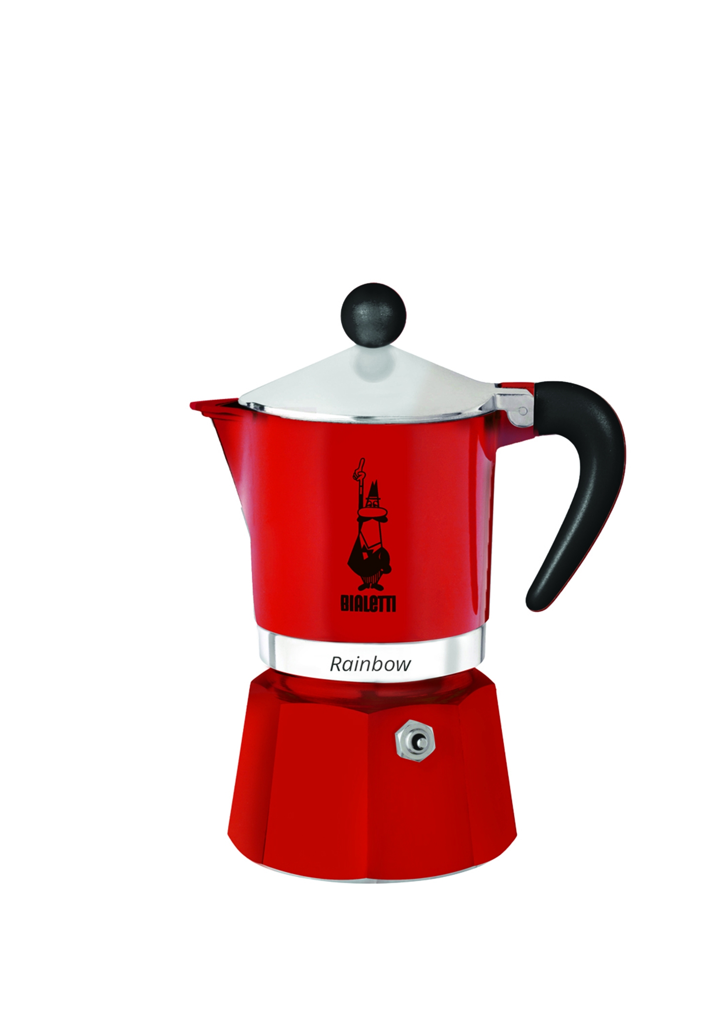 Raınbow Kırmızı 6 Cup Moka Pot